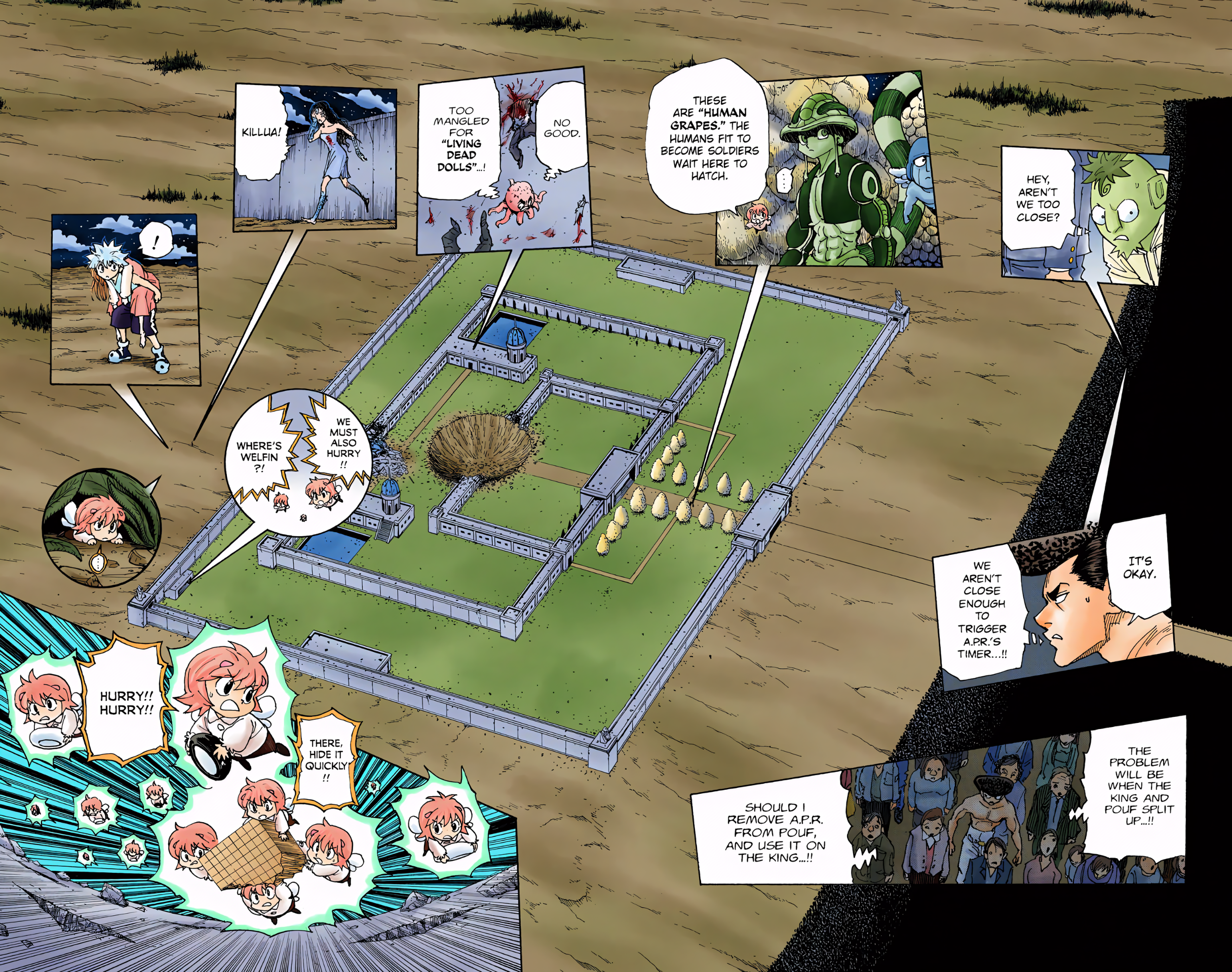 Halaman dari HUNTER x HUNTER (Official Colored) Chapter 304