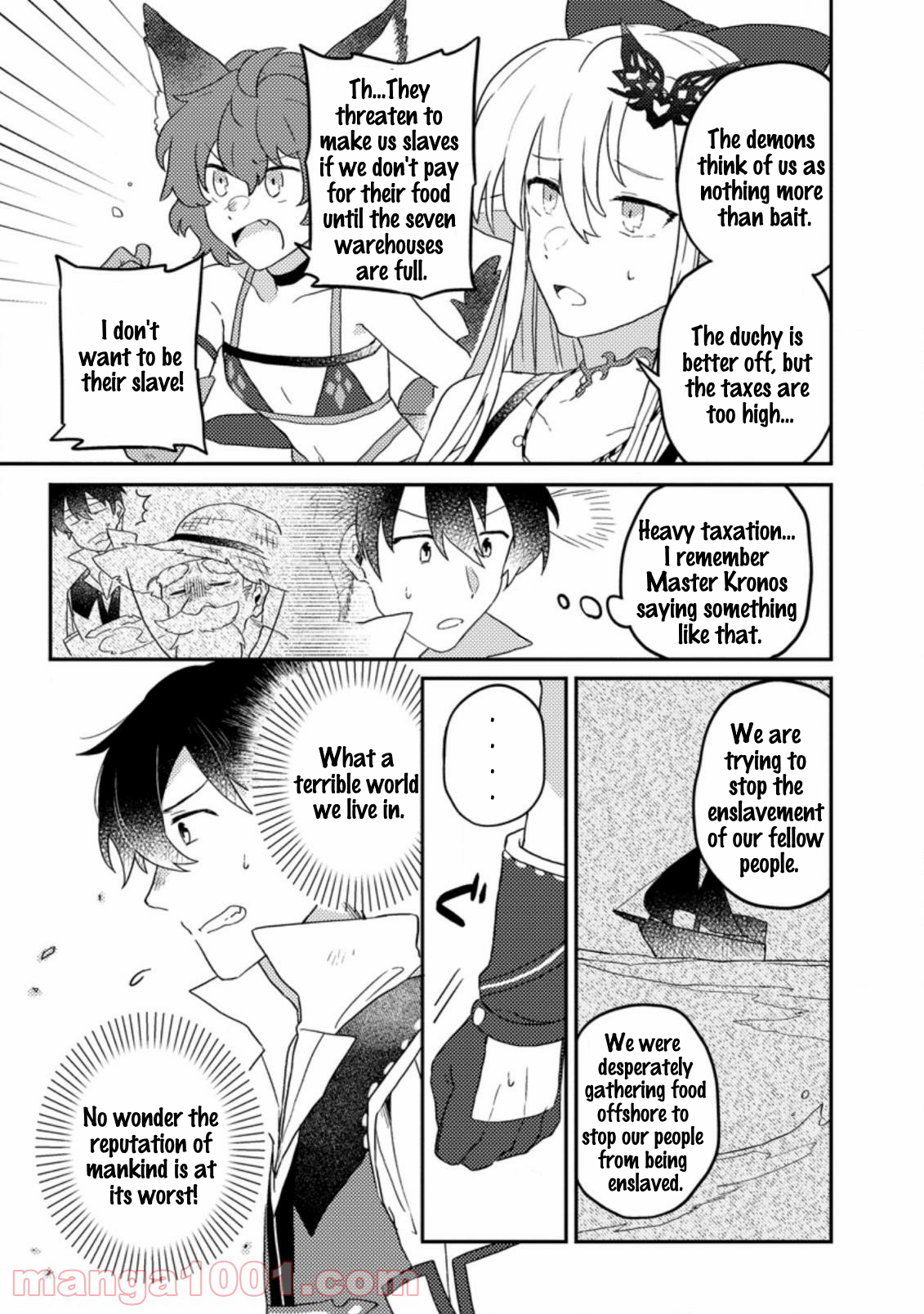 Halaman dari Kamigami no Kago de Seisan Kakumei ~Isekai no Katasumi de Mattari Slow Life Shi Tetara, Naze ka Tasaina Jinzai ga Atsumatte Saikyou Kokka ga Dekitemashita~ Chapter 4.1