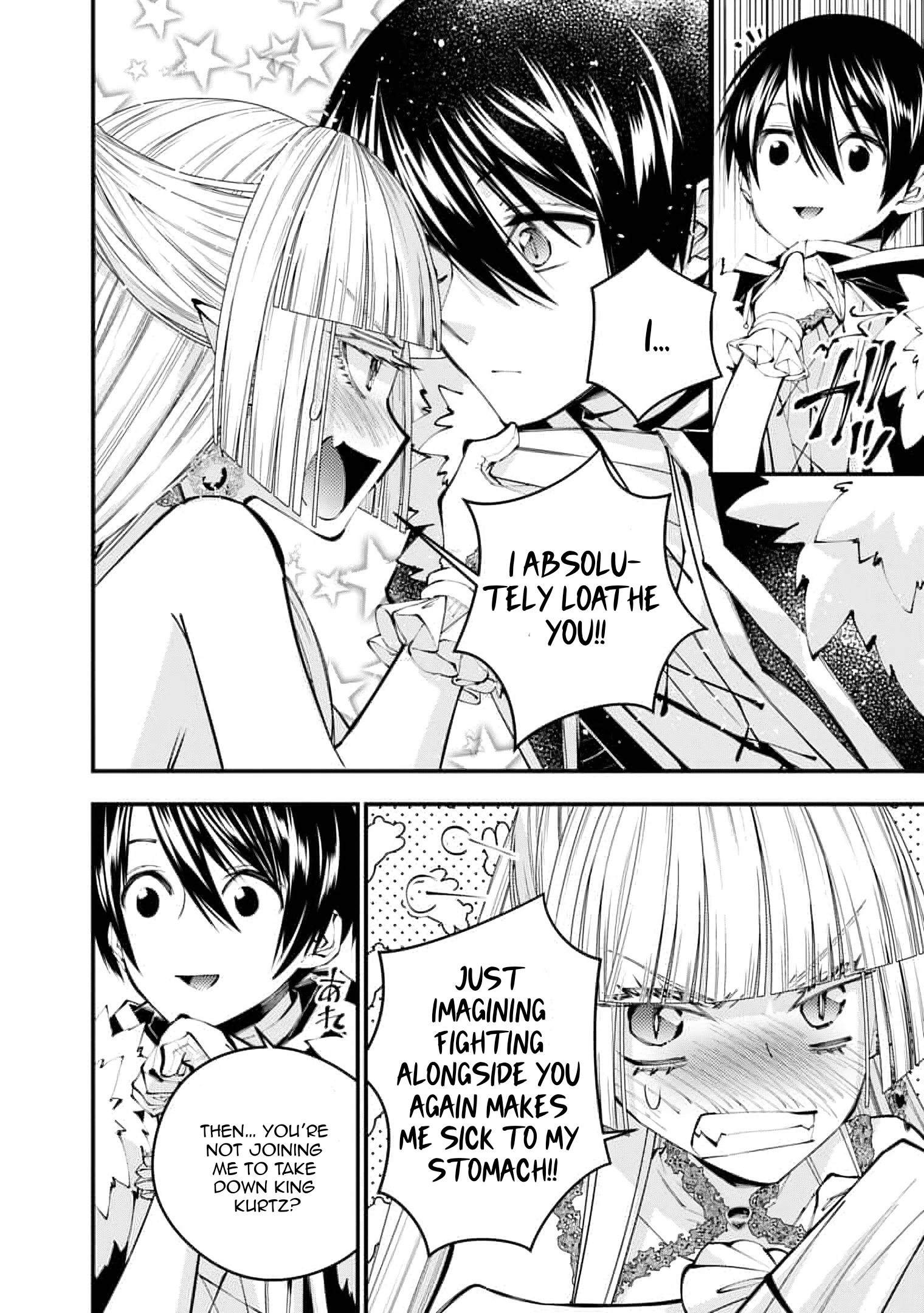Halaman dari Fukushuu o Koinegau Saikyou Yuusha wa, Yami no Chikara de Senmetsu Musou Suru Chapter 116