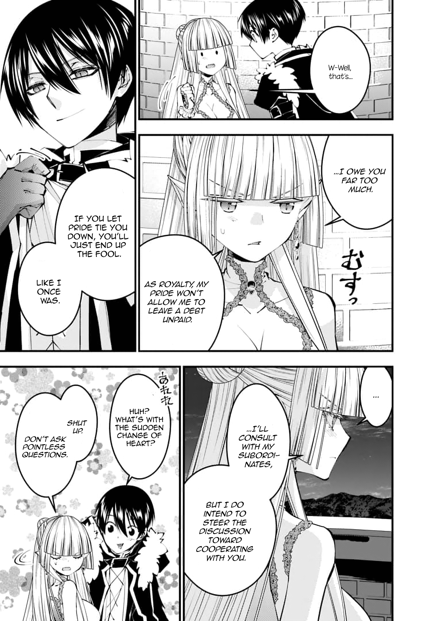 Halaman dari Fukushuu o Koinegau Saikyou Yuusha wa, Yami no Chikara de Senmetsu Musou Suru Chapter 116