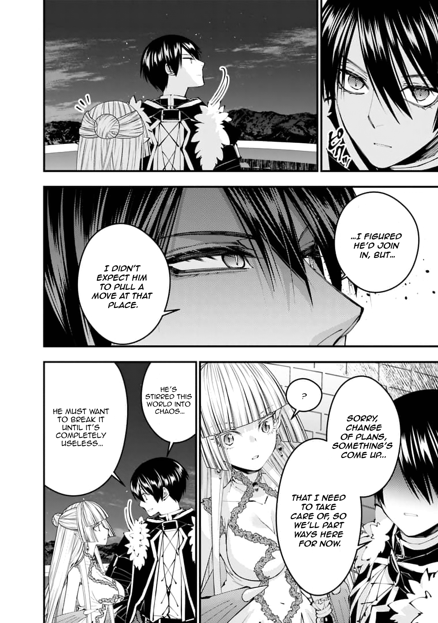 Halaman dari Fukushuu o Koinegau Saikyou Yuusha wa, Yami no Chikara de Senmetsu Musou Suru Chapter 116