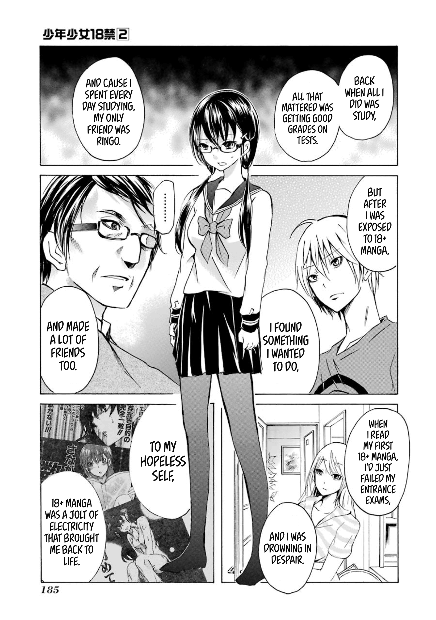 Halaman dari Shonen Shoujo 18 kin Chapter 19