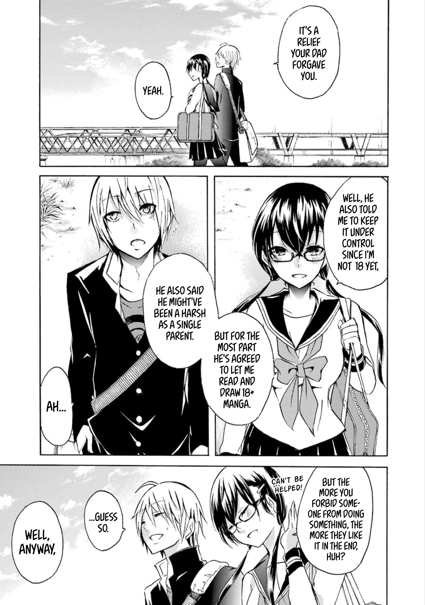 Halaman dari Shonen Shoujo 18 kin Chapter 19