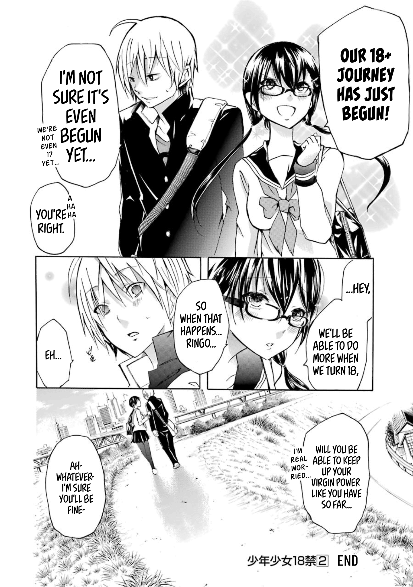 Halaman dari Shonen Shoujo 18 kin Chapter 19