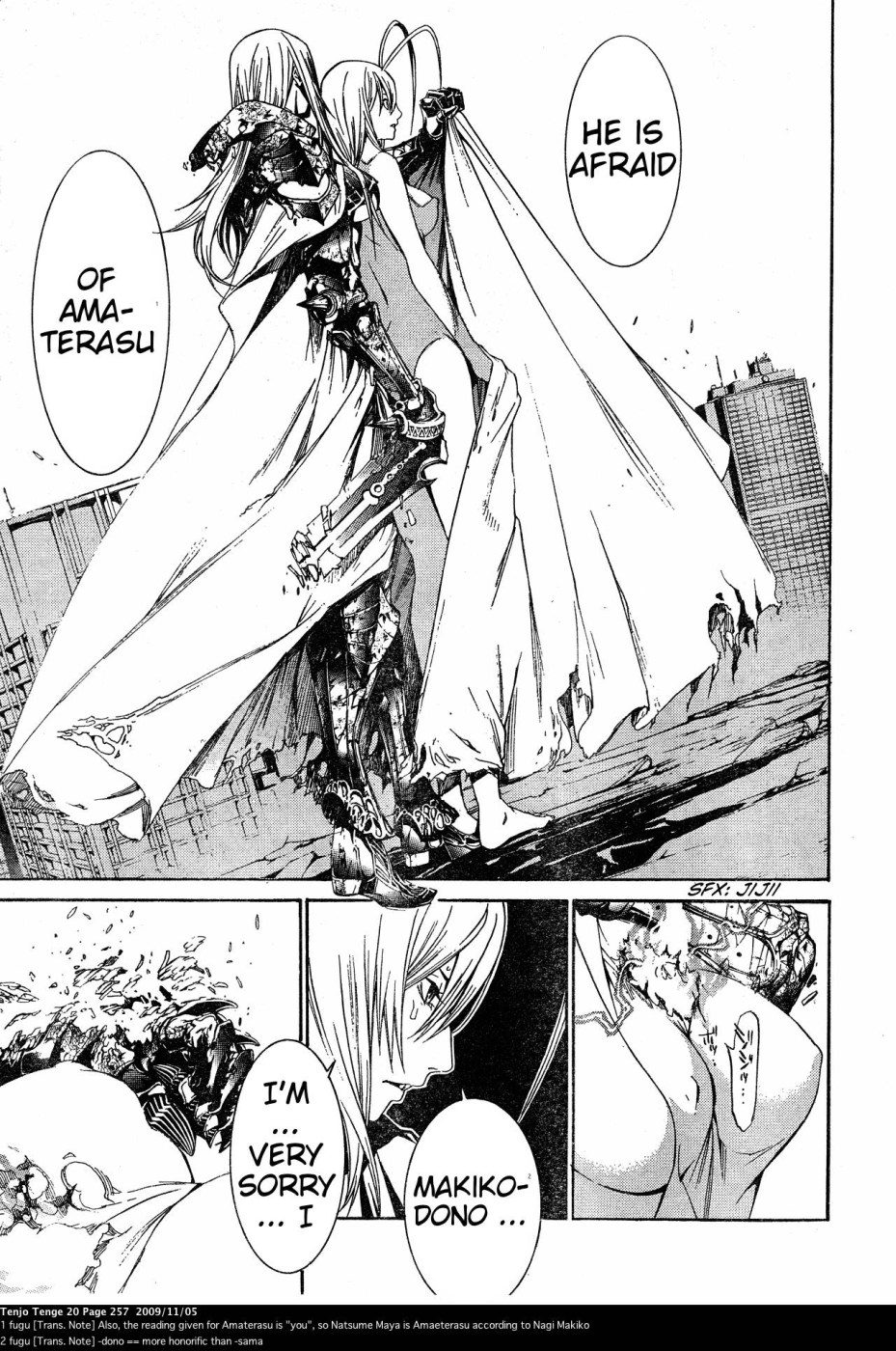 Halaman dari Tenjou Tenge Chapter 126