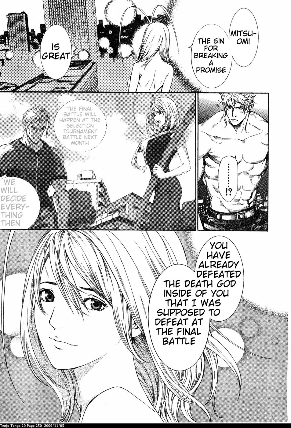 Halaman dari Tenjou Tenge Chapter 126