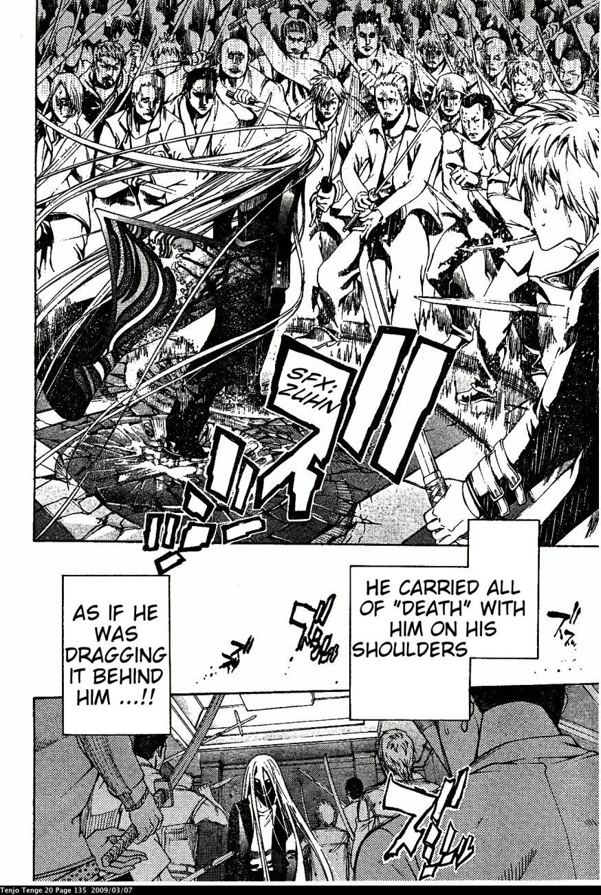 Halaman dari Tenjou Tenge Chapter 122