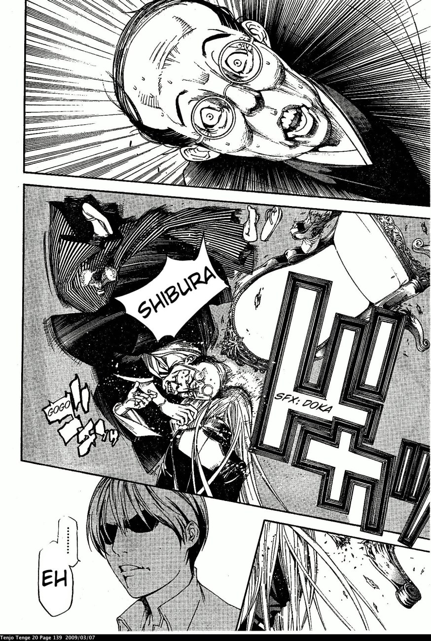 Halaman dari Tenjou Tenge Chapter 122