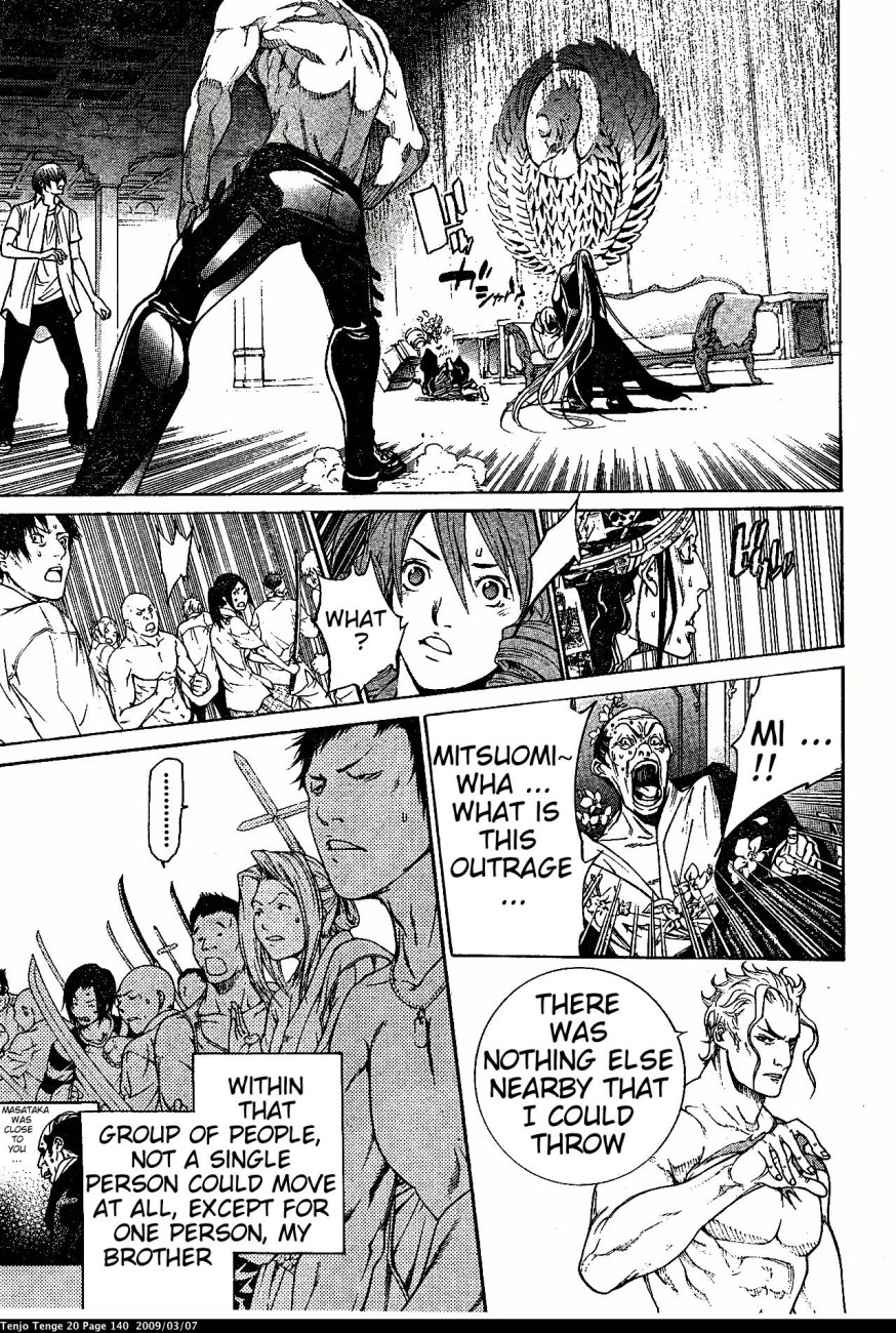 Halaman dari Tenjou Tenge Chapter 122