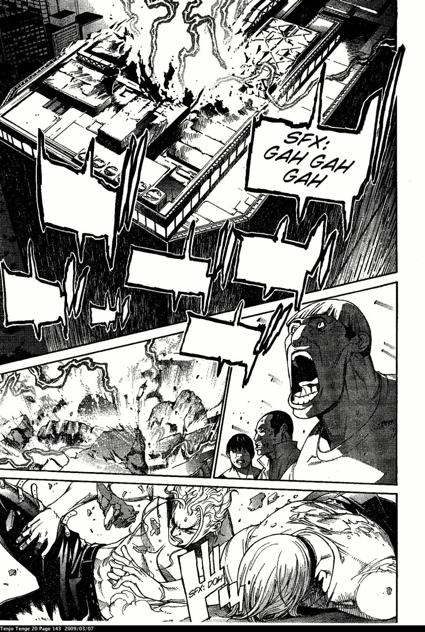 Halaman dari Tenjou Tenge Chapter 122