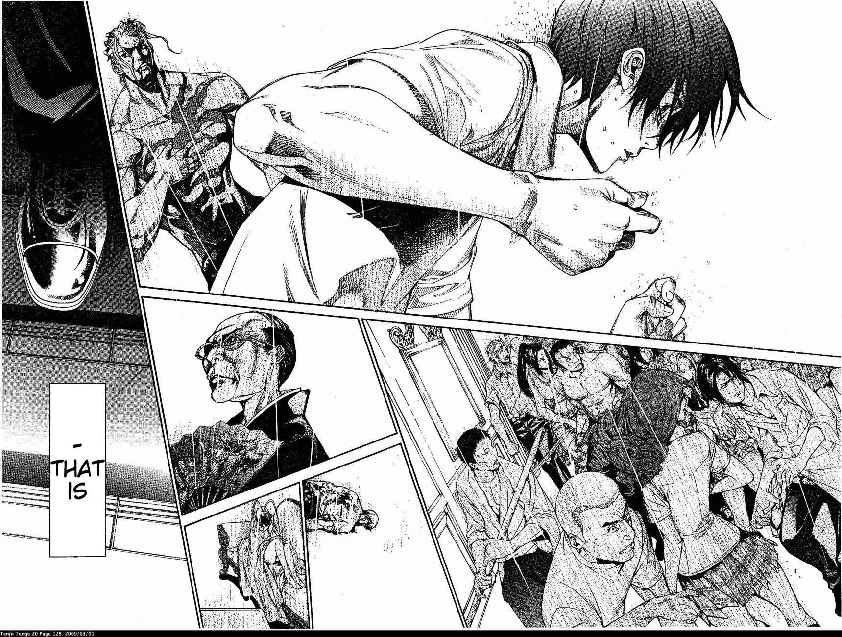 Halaman dari Tenjou Tenge Chapter 122