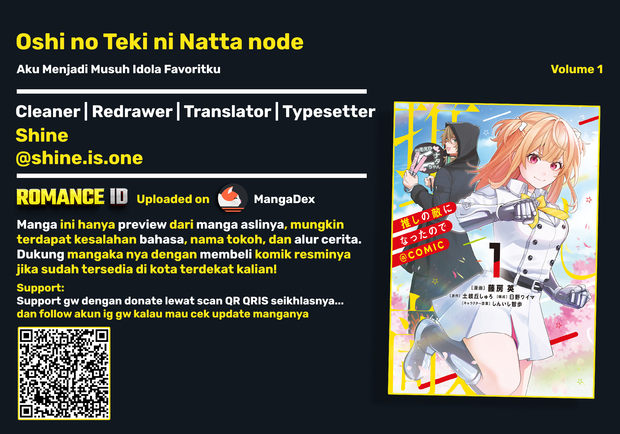 Oshi no Teki ni Natta node @comic Chapter 10 - halaman 1