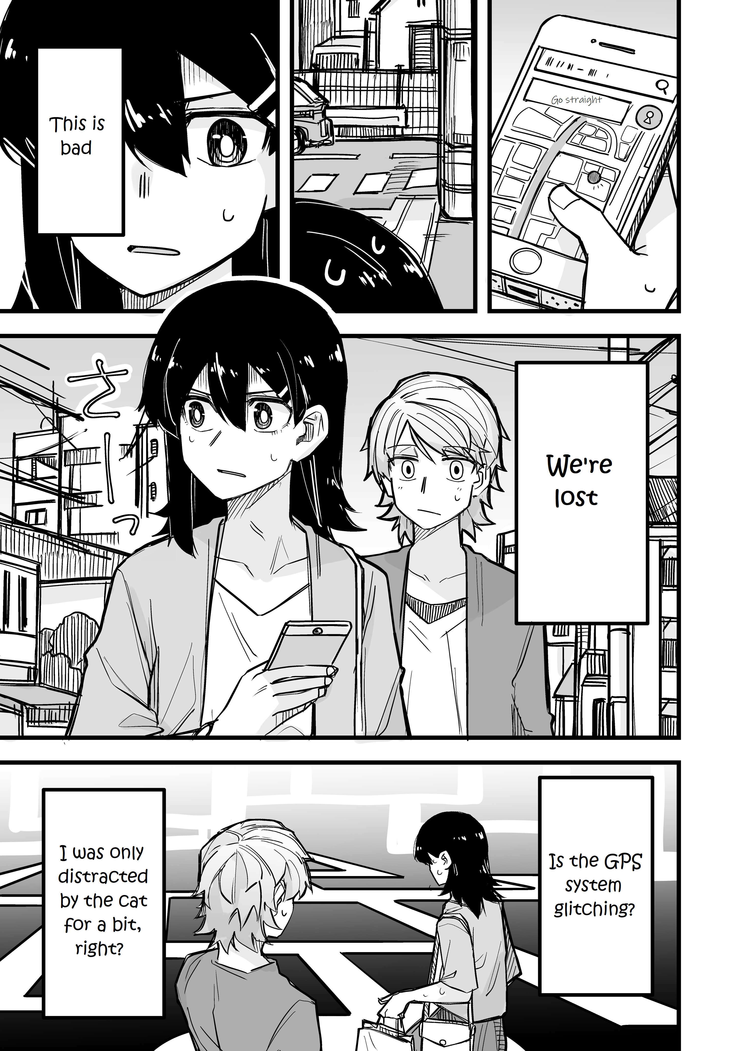 Halaman dari Ikemen Joshi to Josou Danshi Chapter 10