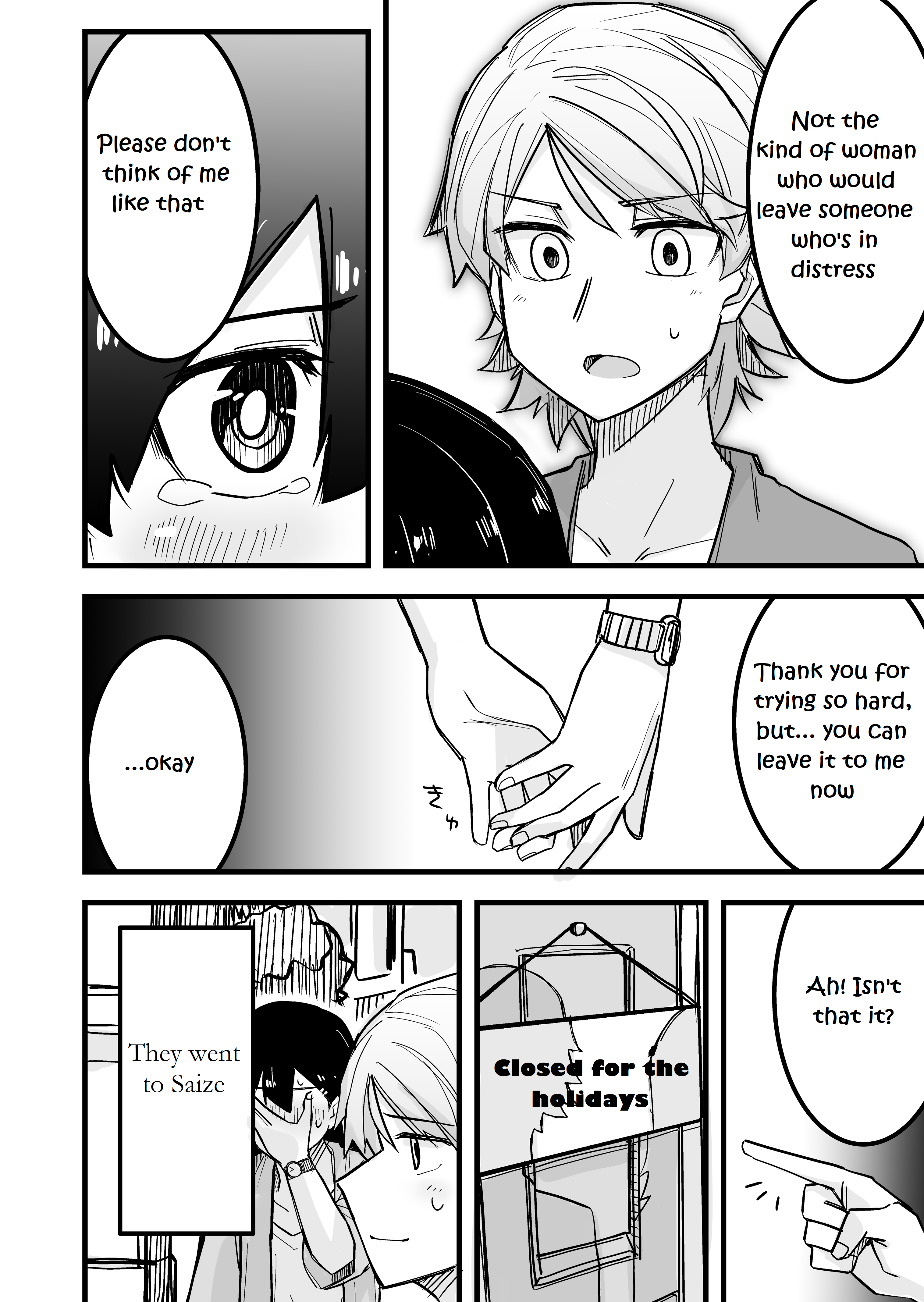 Halaman dari Ikemen Joshi to Josou Danshi Chapter 10