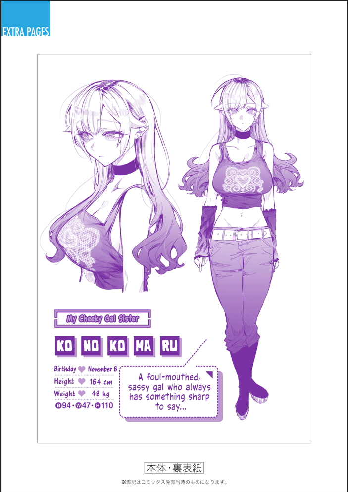 Halaman dari Namaiki na Gal Ane wo Wakaraseru Hanashi Chapter 14.5