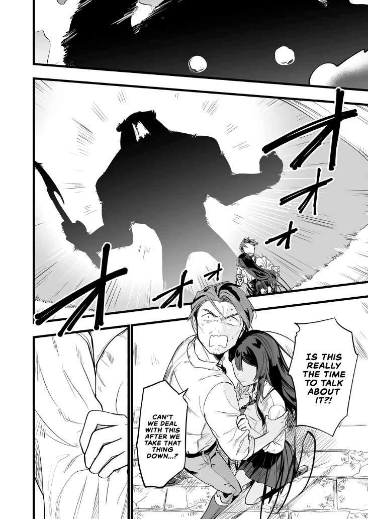 Halaman dari "Ano Toki Tasukete Itadaita Monster Musume desu." Isekai Ossan Kyoushi Totsuzen no Moteki ni Konwaku suru Chapter 21