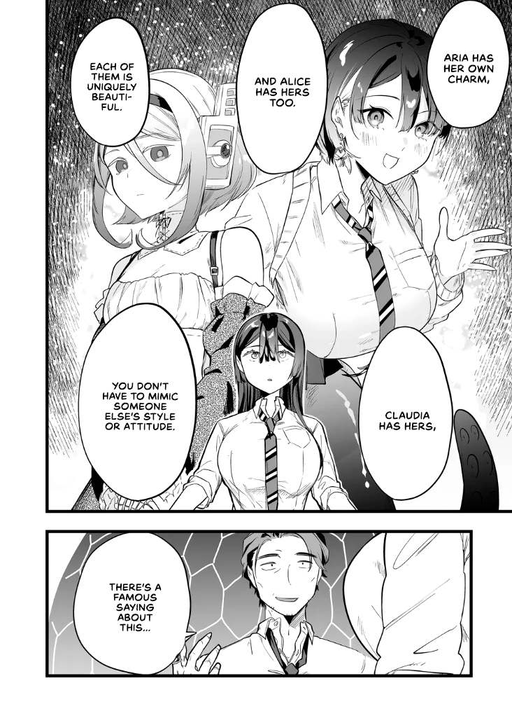 Halaman dari "Ano Toki Tasukete Itadaita Monster Musume desu." Isekai Ossan Kyoushi Totsuzen no Moteki ni Konwaku suru Chapter 21