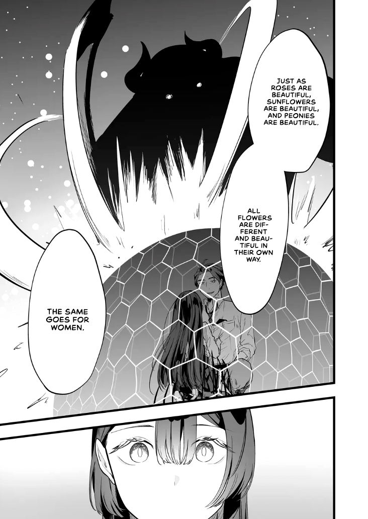 Halaman dari "Ano Toki Tasukete Itadaita Monster Musume desu." Isekai Ossan Kyoushi Totsuzen no Moteki ni Konwaku suru Chapter 21