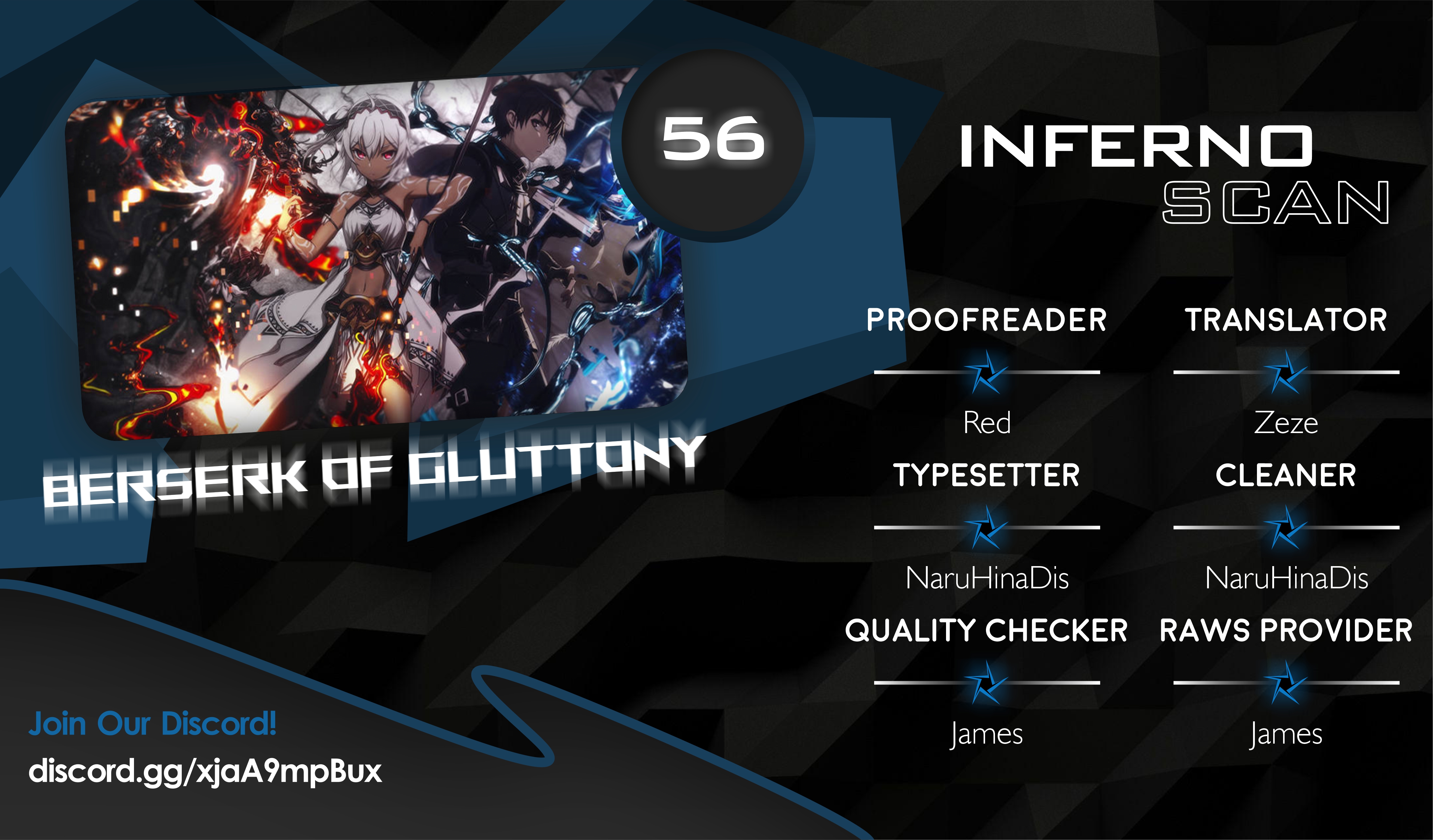 Halaman dari Boushoku no Berserk ~Ore dake Level to Iu Gainen wo Toppa suru~ Chapter 56