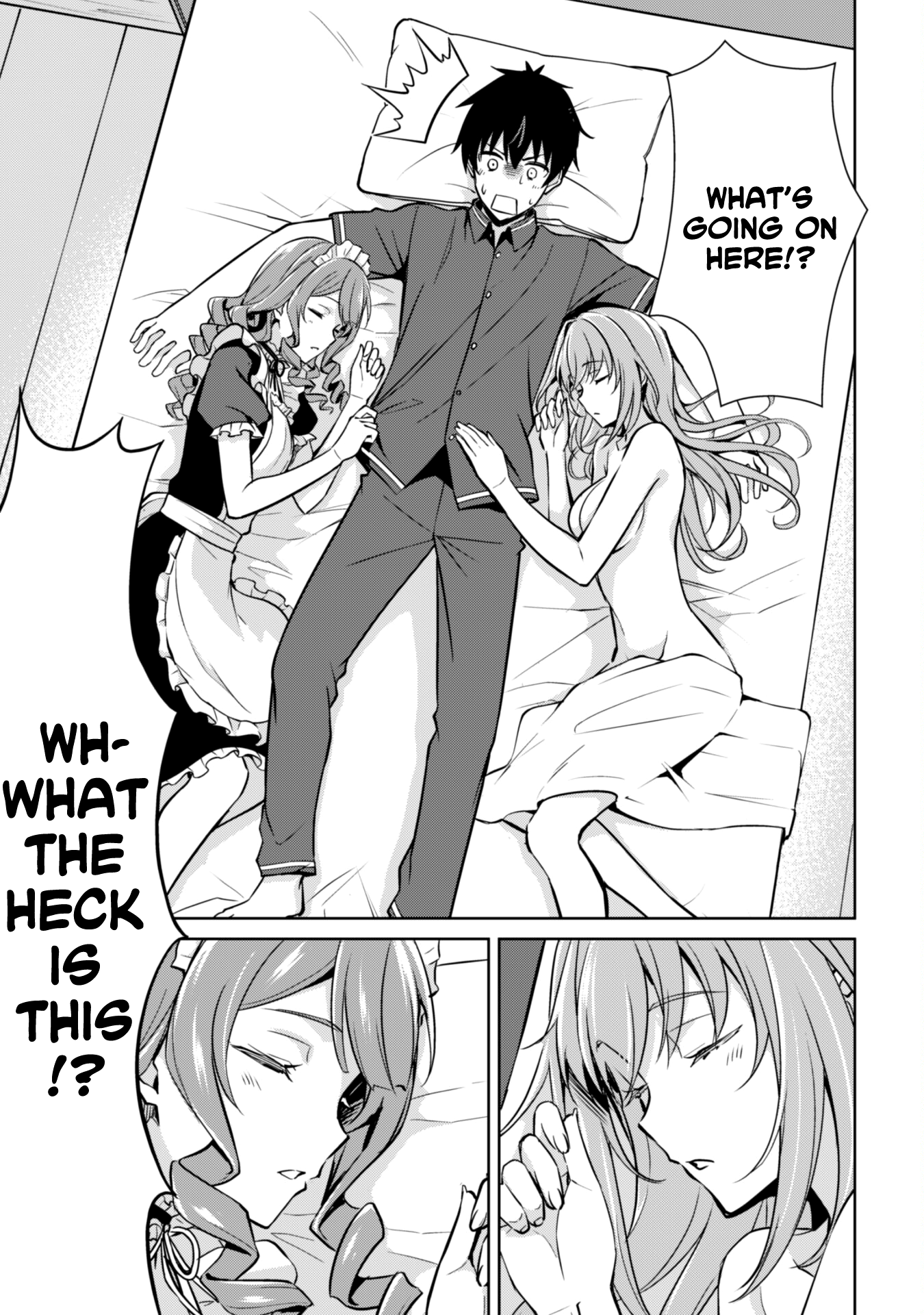 Halaman dari Boushoku no Berserk ~Ore dake Level to Iu Gainen wo Toppa suru~ Chapter 56