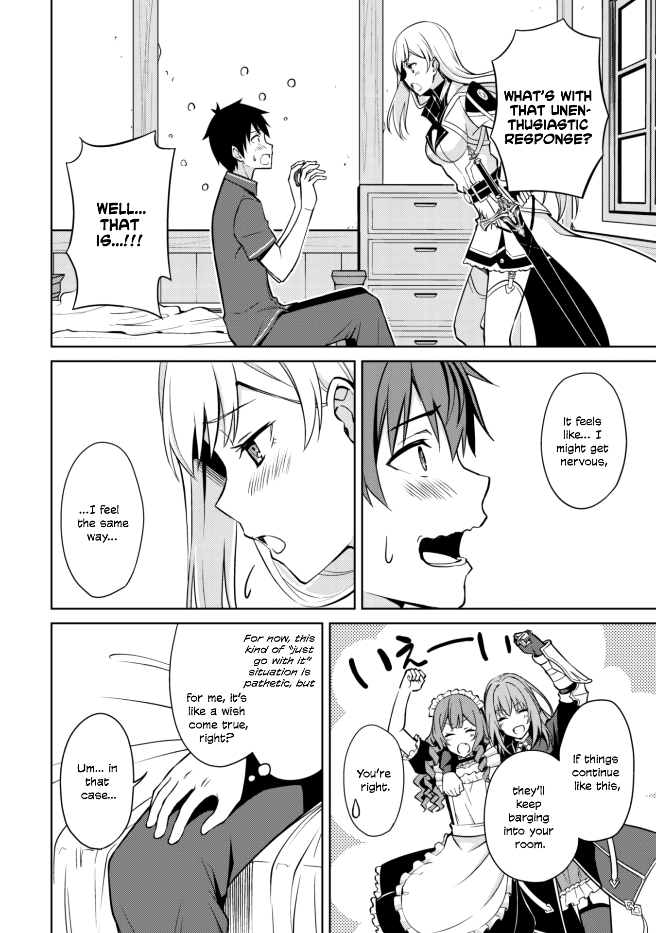 Halaman dari Boushoku no Berserk ~Ore dake Level to Iu Gainen wo Toppa suru~ Chapter 56