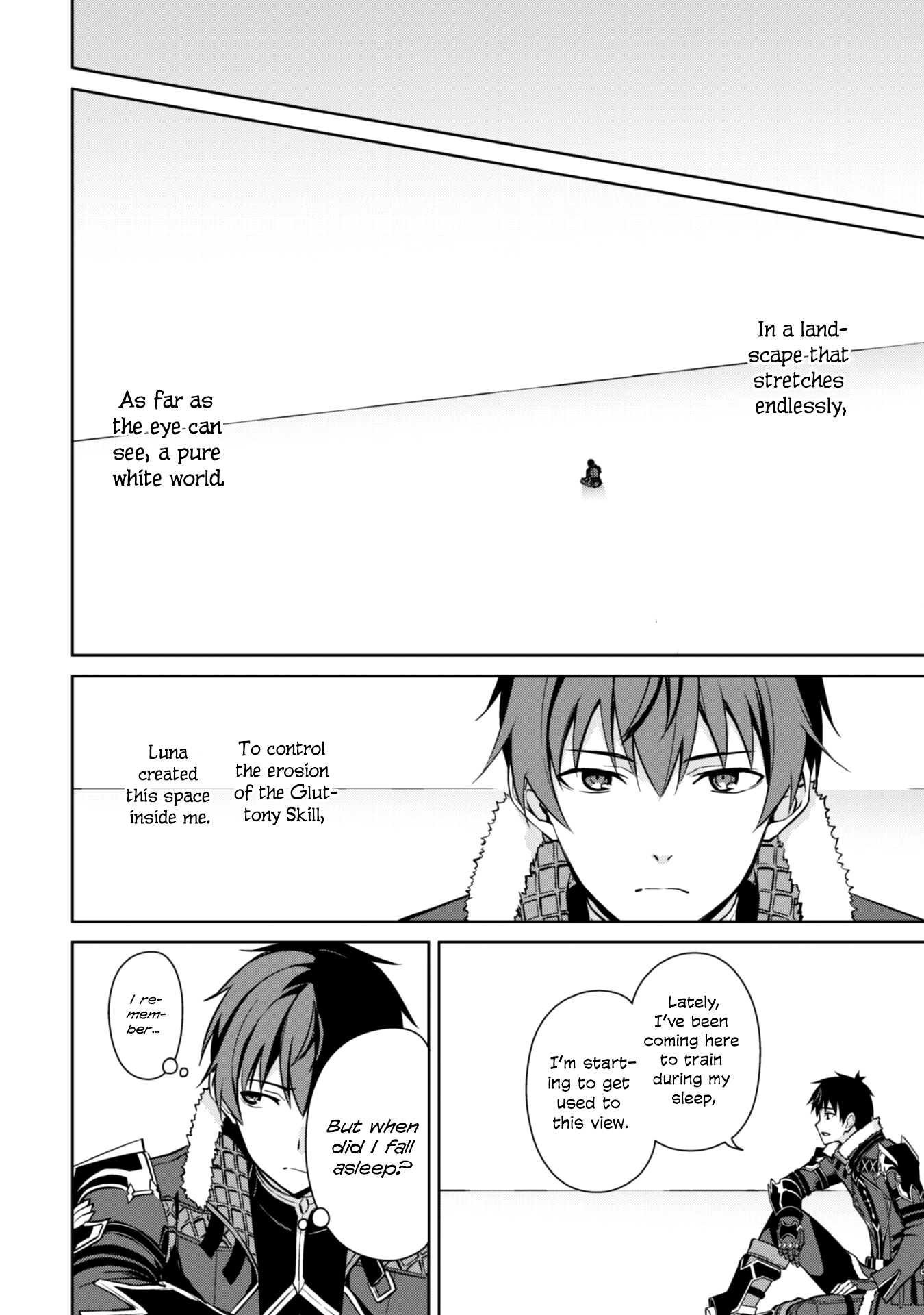 Halaman dari Boushoku no Berserk ~Ore dake Level to Iu Gainen wo Toppa suru~ Chapter 56