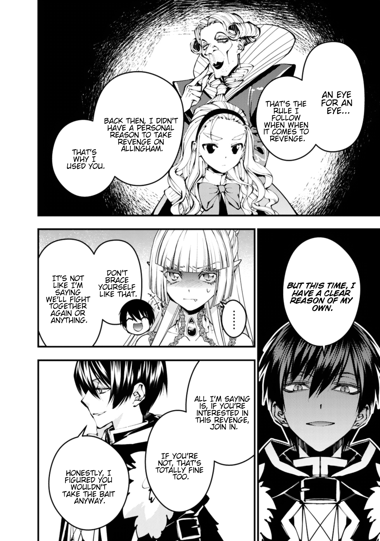 Halaman dari Fukushuu o Koinegau Saikyou Yuusha wa, Yami no Chikara de Senmetsu Musou Suru Chapter 113