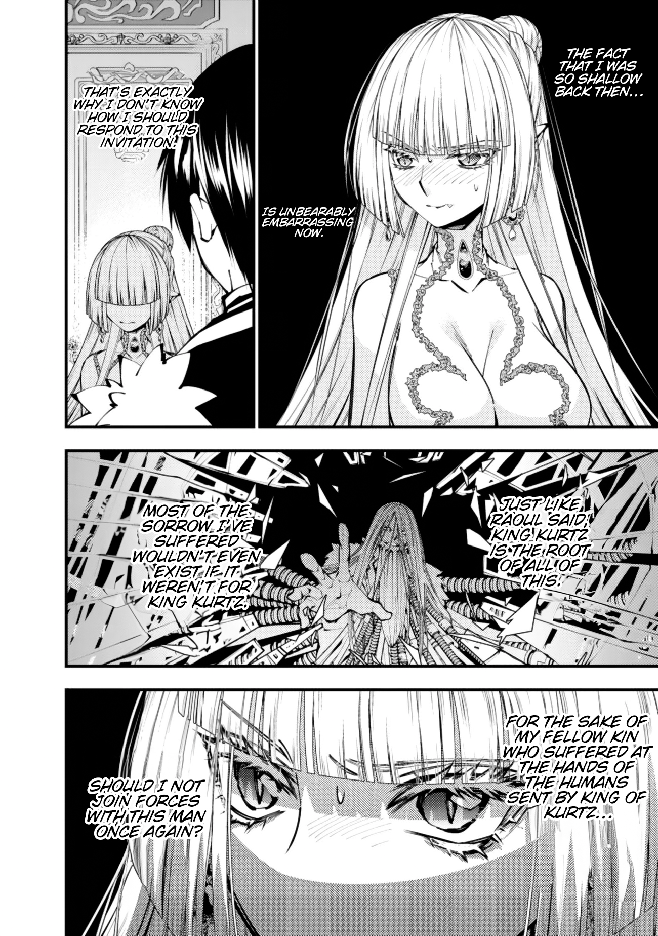 Halaman dari Fukushuu o Koinegau Saikyou Yuusha wa, Yami no Chikara de Senmetsu Musou Suru Chapter 113