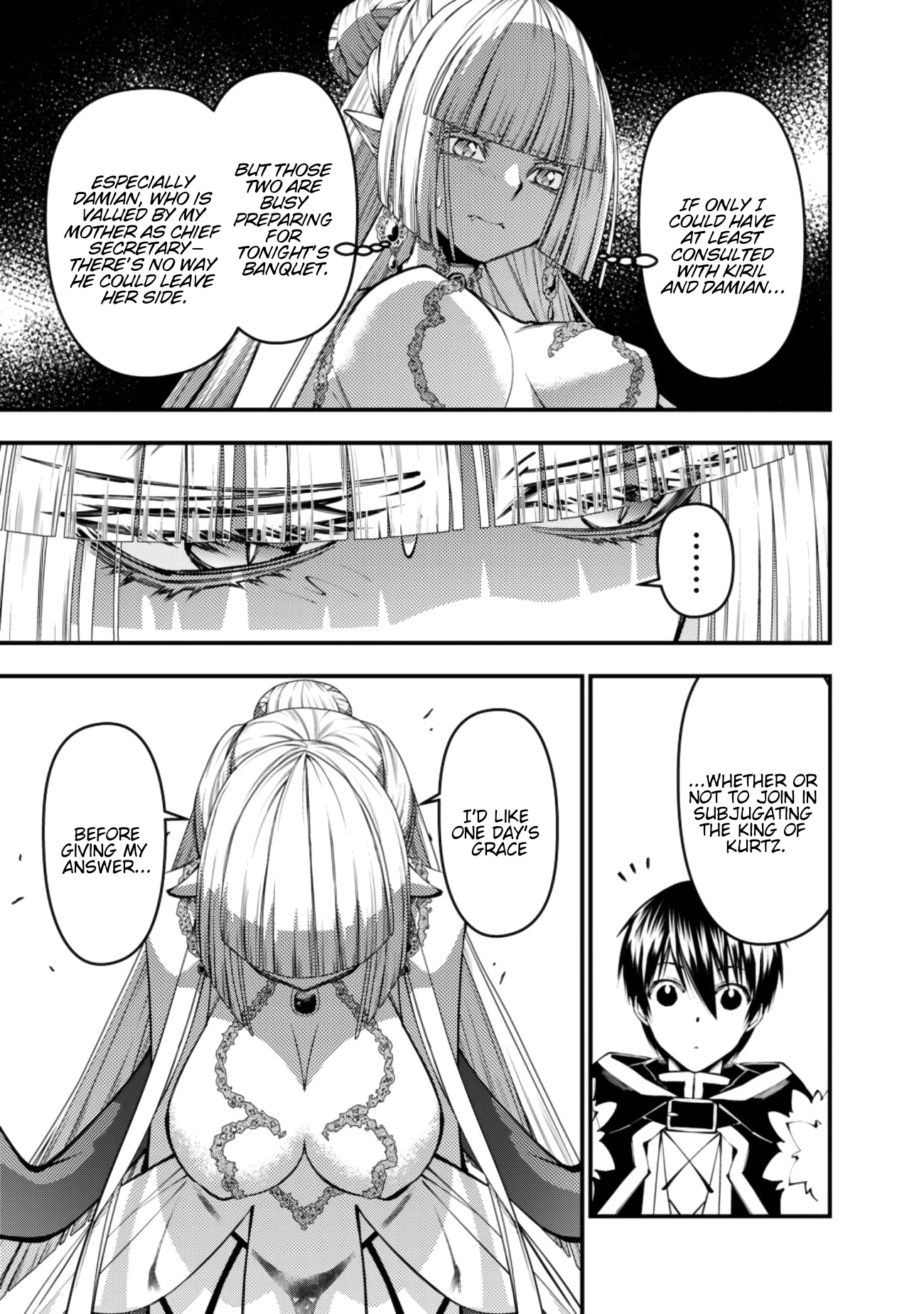 Halaman dari Fukushuu o Koinegau Saikyou Yuusha wa, Yami no Chikara de Senmetsu Musou Suru Chapter 113