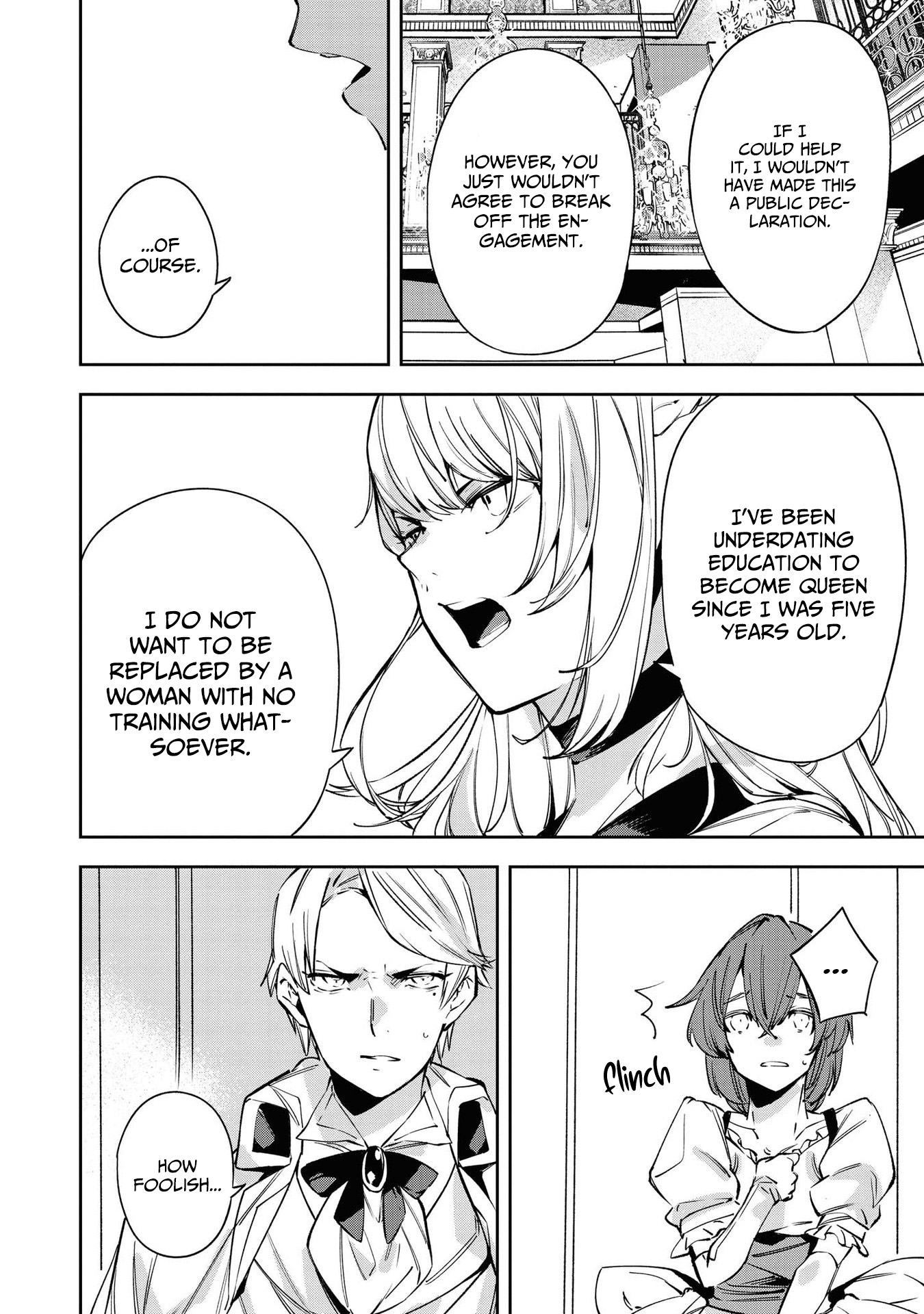 Halaman dari Though I May Be a Villainess, I'll Show You I Can Obtain Happiness! Chapter 3