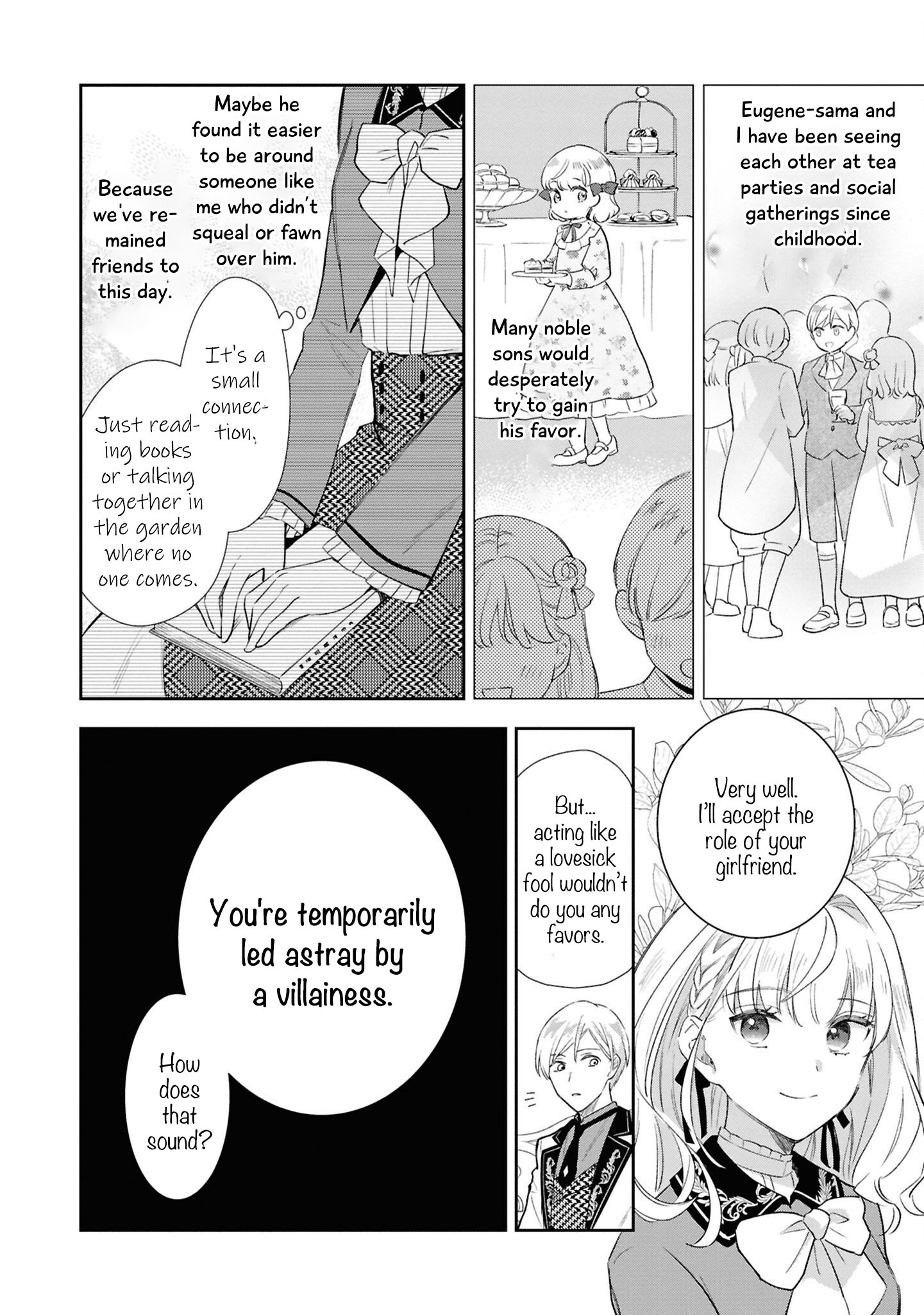 Halaman dari Though I May Be a Villainess, I'll Show You I Can Obtain Happiness! Chapter 1