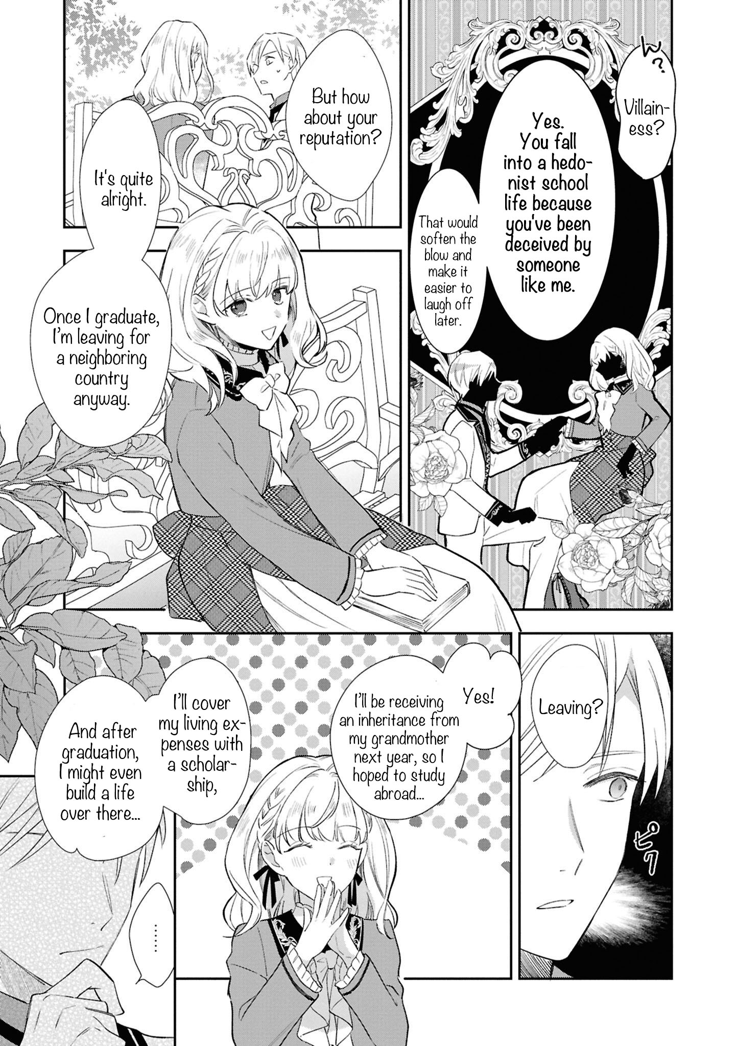 Halaman dari Though I May Be a Villainess, I'll Show You I Can Obtain Happiness! Chapter 1