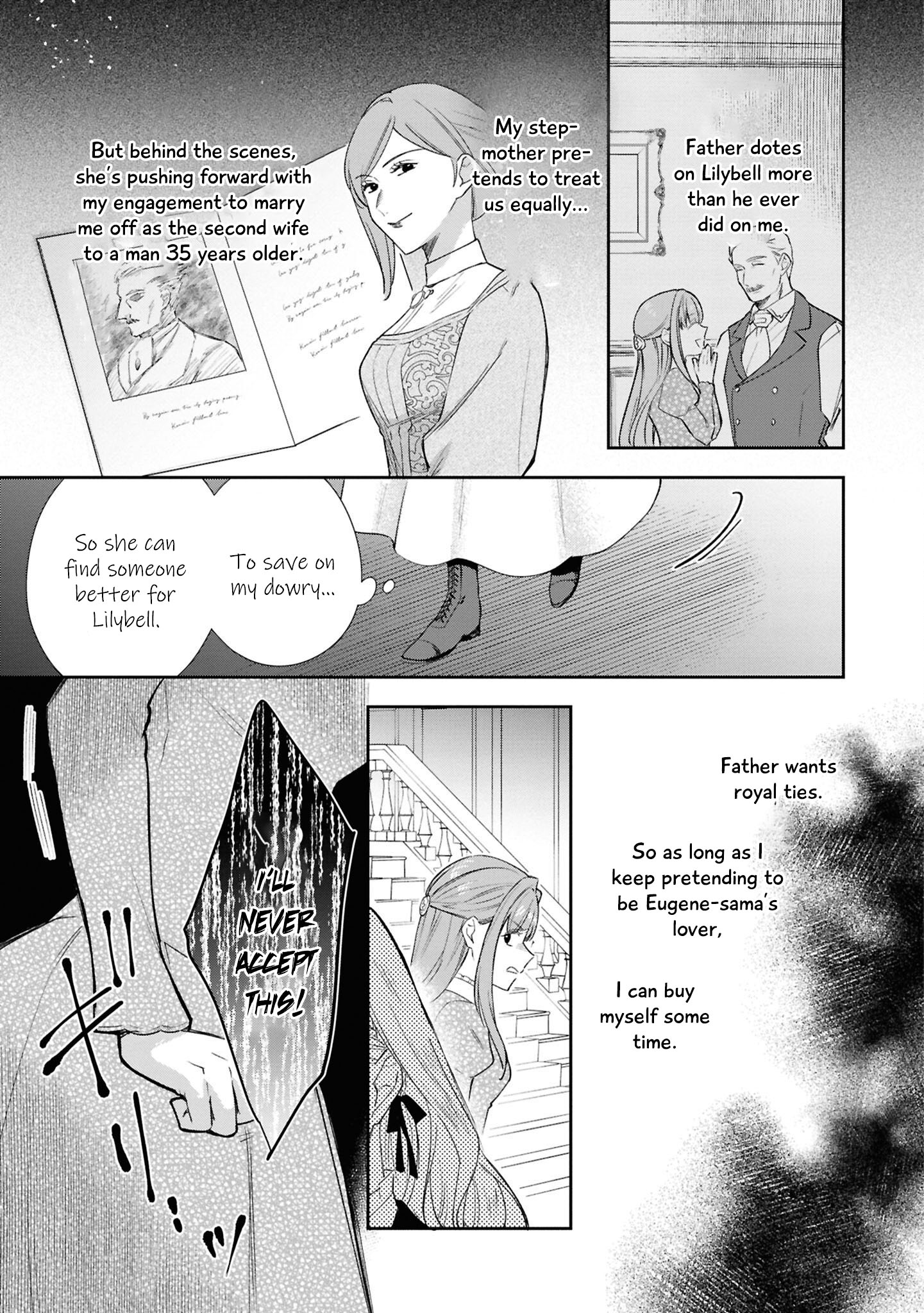 Halaman dari Though I May Be a Villainess, I'll Show You I Can Obtain Happiness! Chapter 1