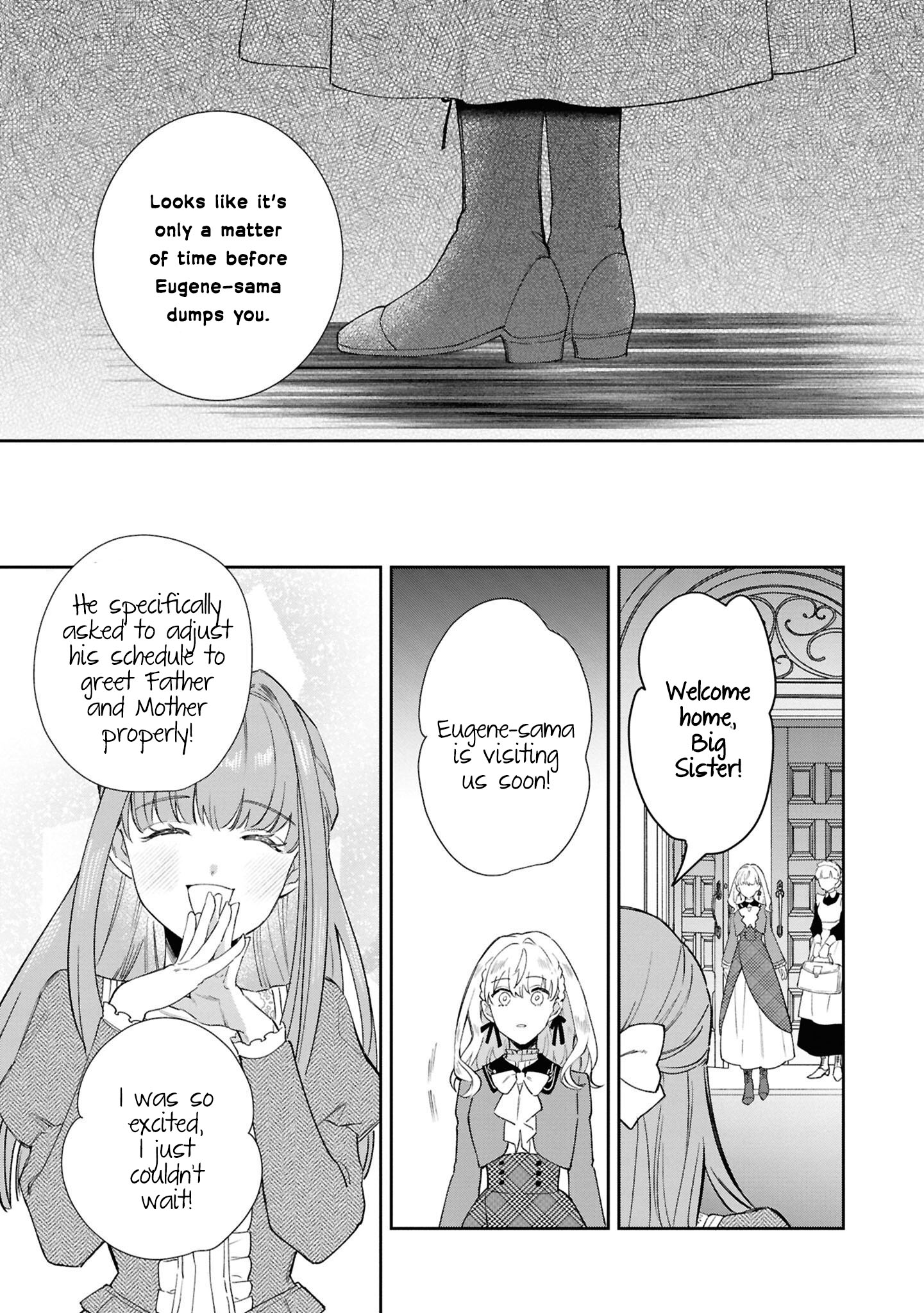 Halaman dari Though I May Be a Villainess, I'll Show You I Can Obtain Happiness! Chapter 1