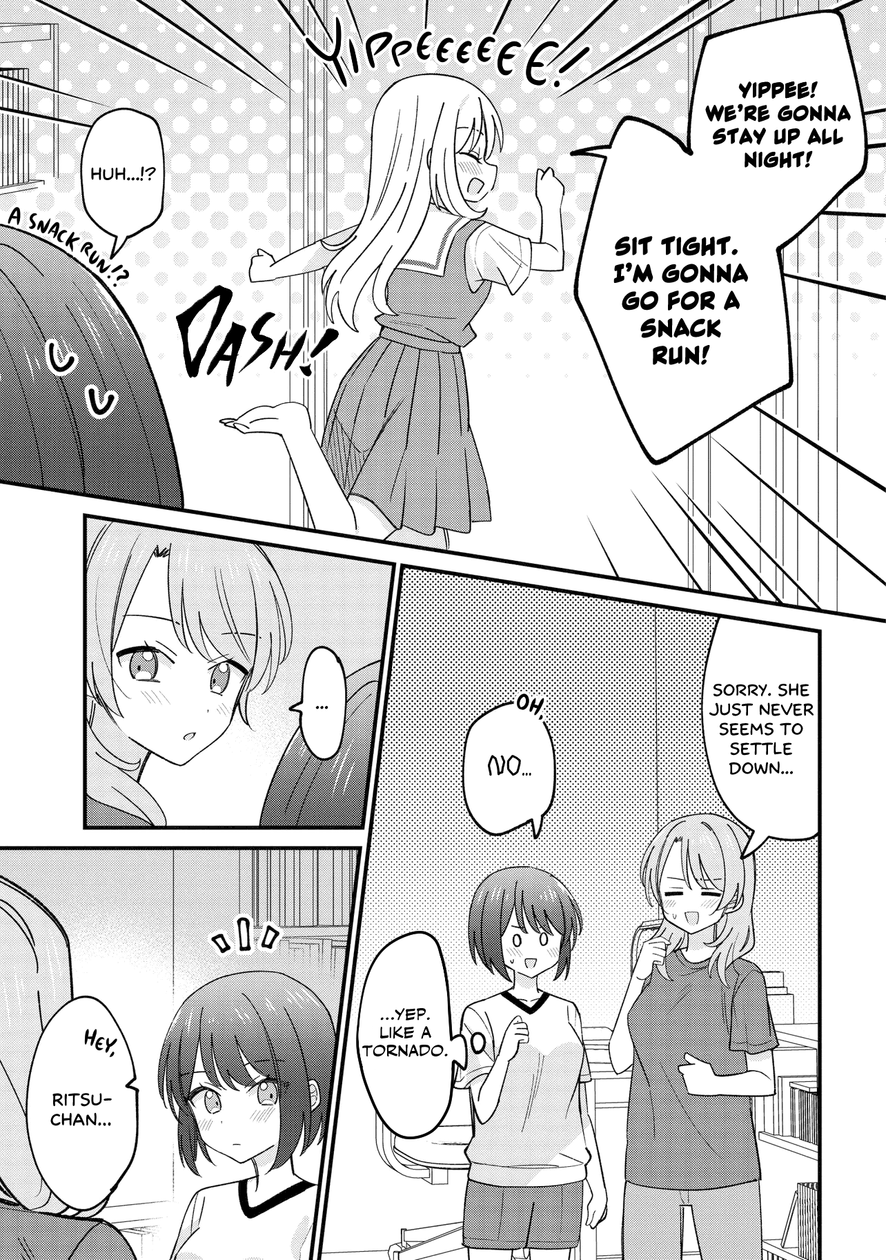Halaman dari Kao dake yoi Classmate ga, Yatara to Guigui Kuru Yuri no Hanashi. Chapter 4