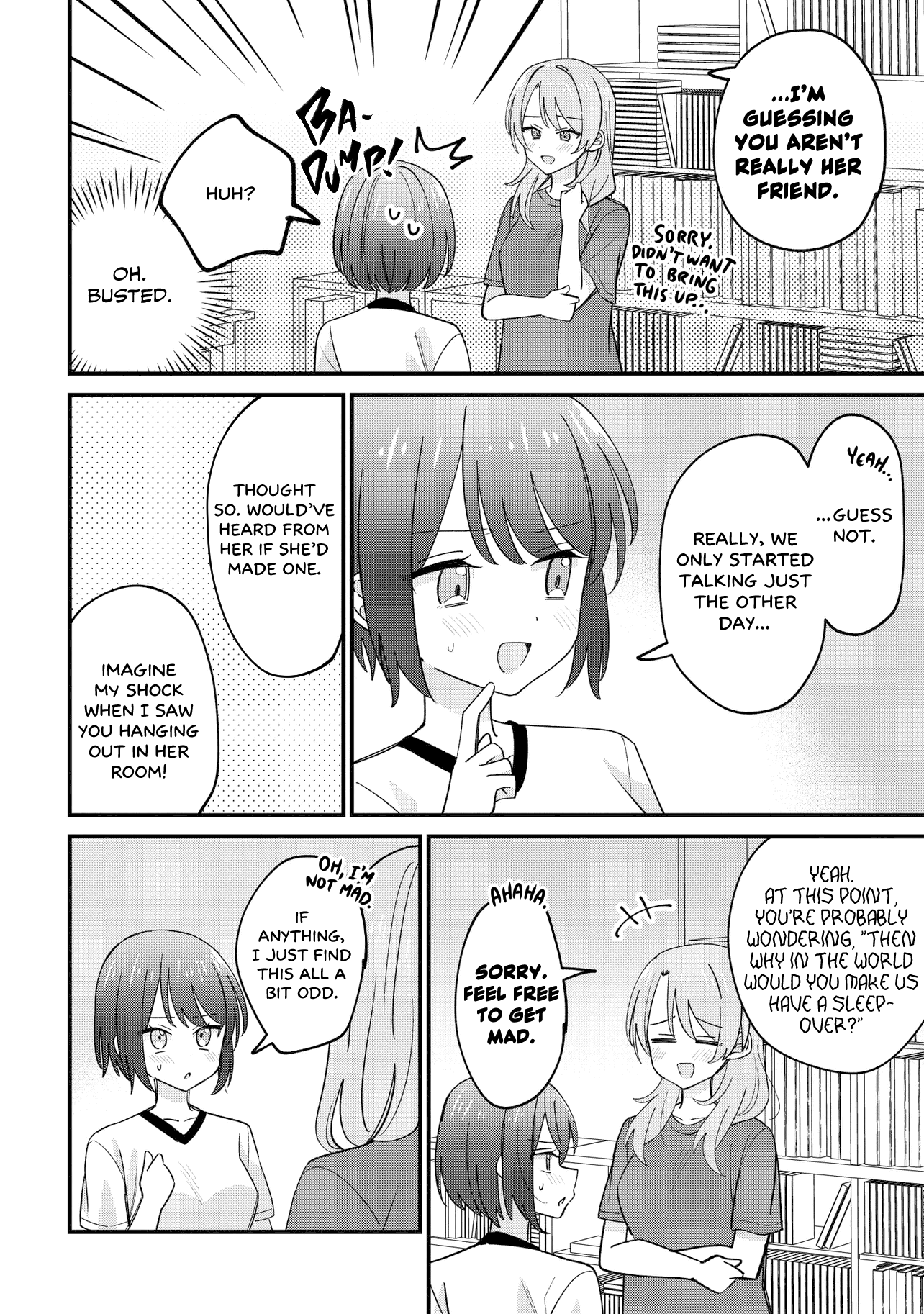 Halaman dari Kao dake yoi Classmate ga, Yatara to Guigui Kuru Yuri no Hanashi. Chapter 4