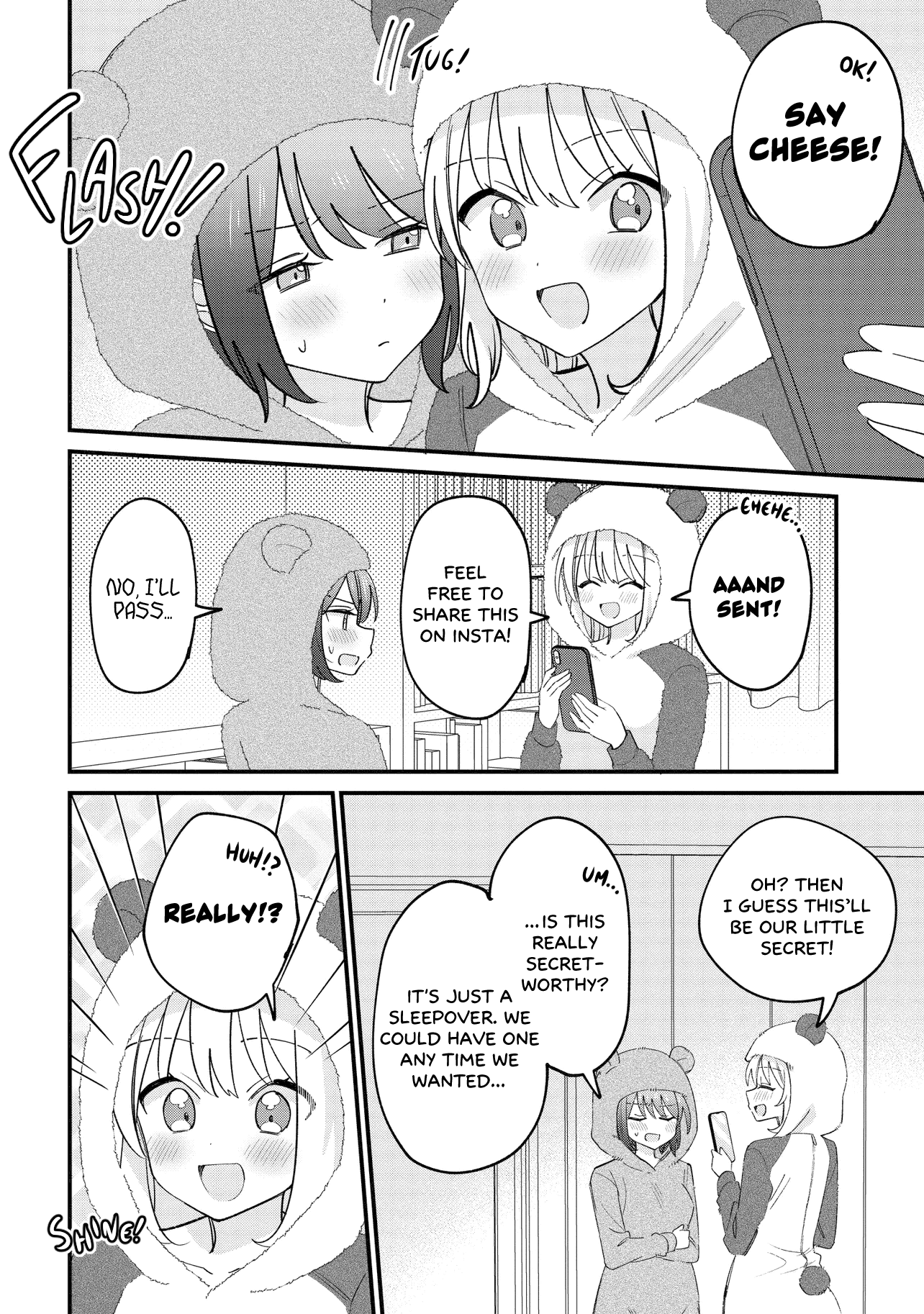 Halaman dari Kao dake yoi Classmate ga, Yatara to Guigui Kuru Yuri no Hanashi. Chapter 4