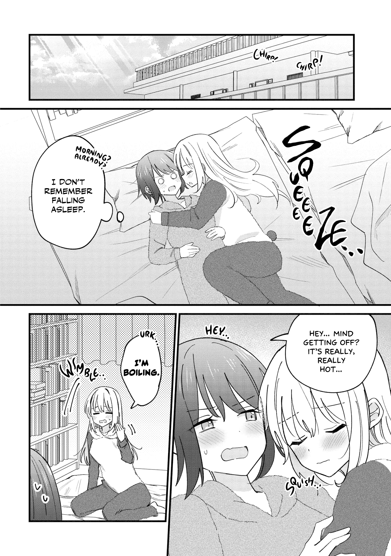 Halaman dari Kao dake yoi Classmate ga, Yatara to Guigui Kuru Yuri no Hanashi. Chapter 4