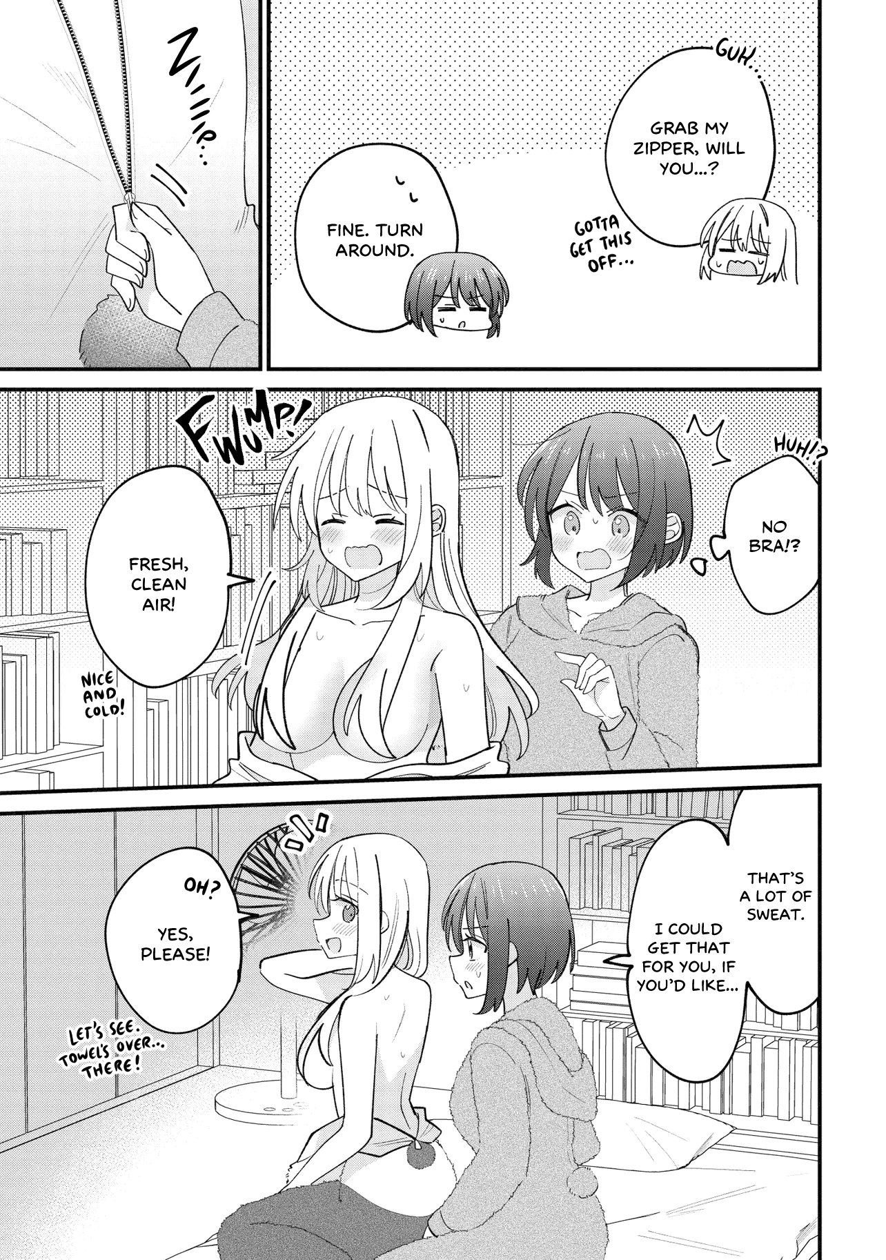 Halaman dari Kao dake yoi Classmate ga, Yatara to Guigui Kuru Yuri no Hanashi. Chapter 4
