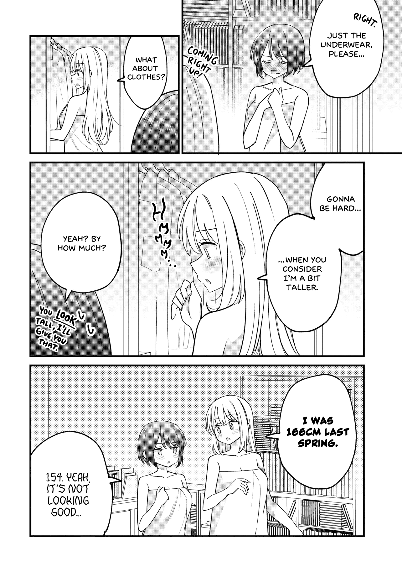 Halaman dari Kao dake yoi Classmate ga, Yatara to Guigui Kuru Yuri no Hanashi. Chapter 4
