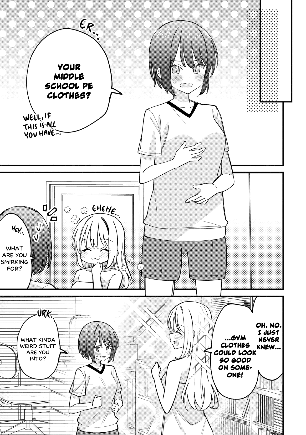 Halaman dari Kao dake yoi Classmate ga, Yatara to Guigui Kuru Yuri no Hanashi. Chapter 4