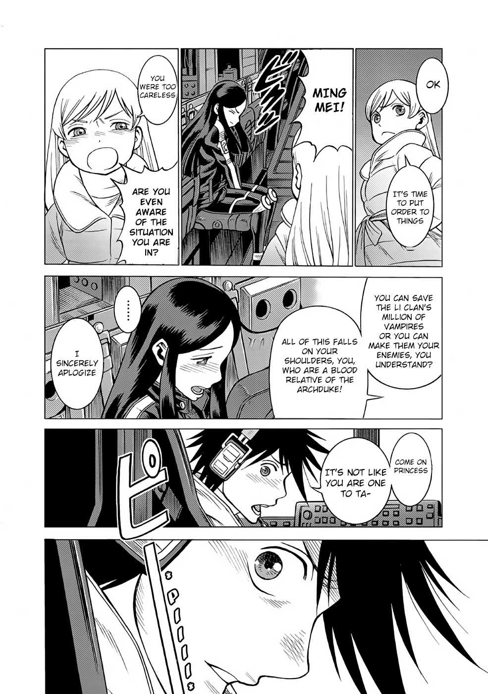 Halaman dari Dance in the Vampire Bund A.S.O. Chapter 25