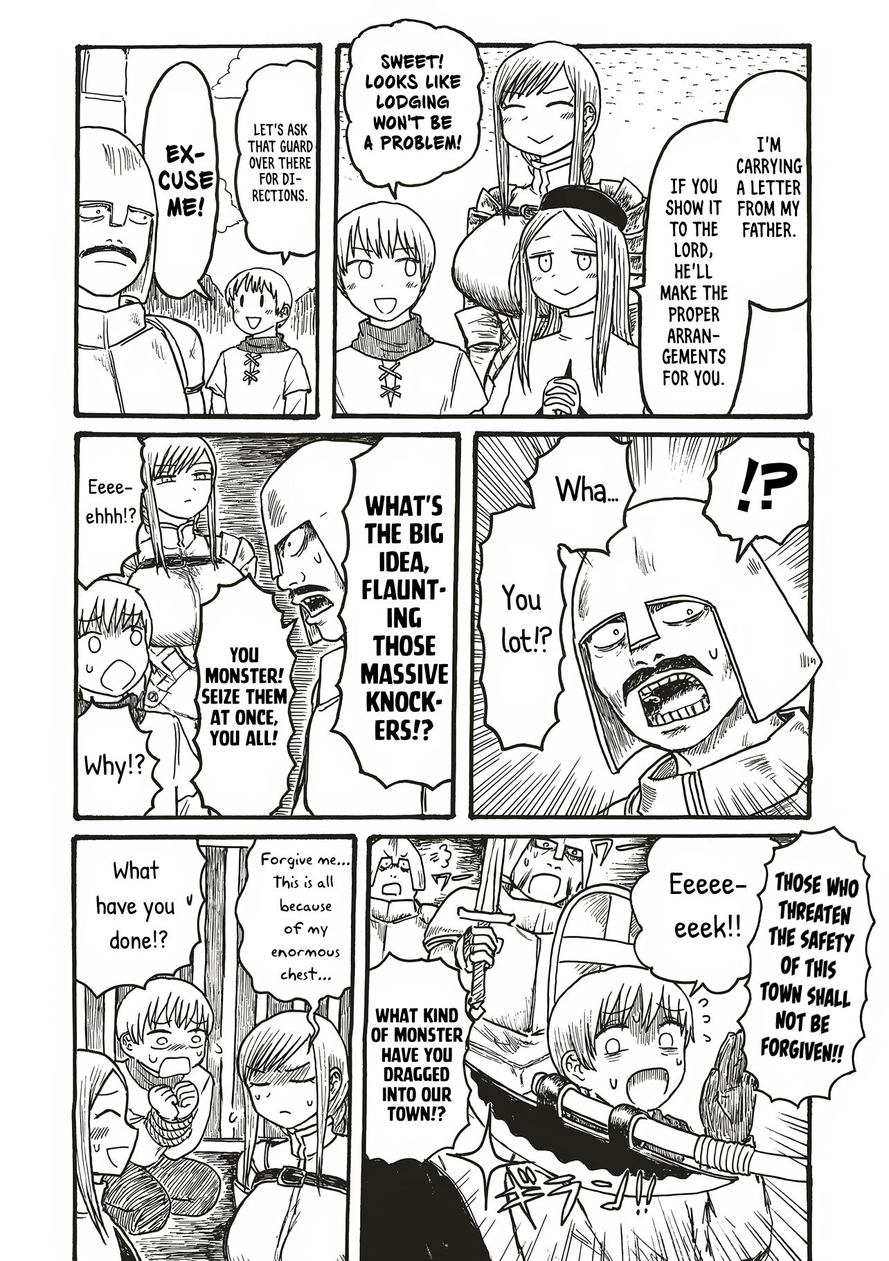 Dekapai Kishi Makaritooru! Chapter 1 Page 2