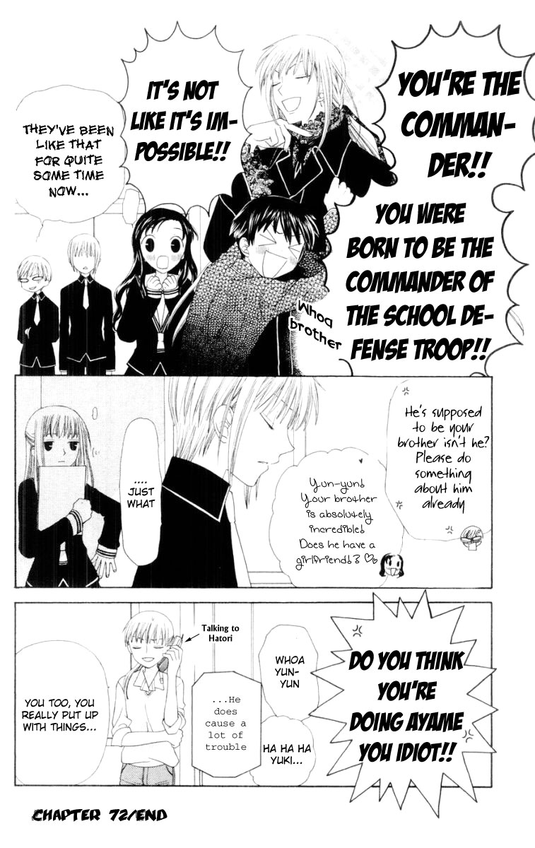 Halaman dari Fruits Basket Chapter 72