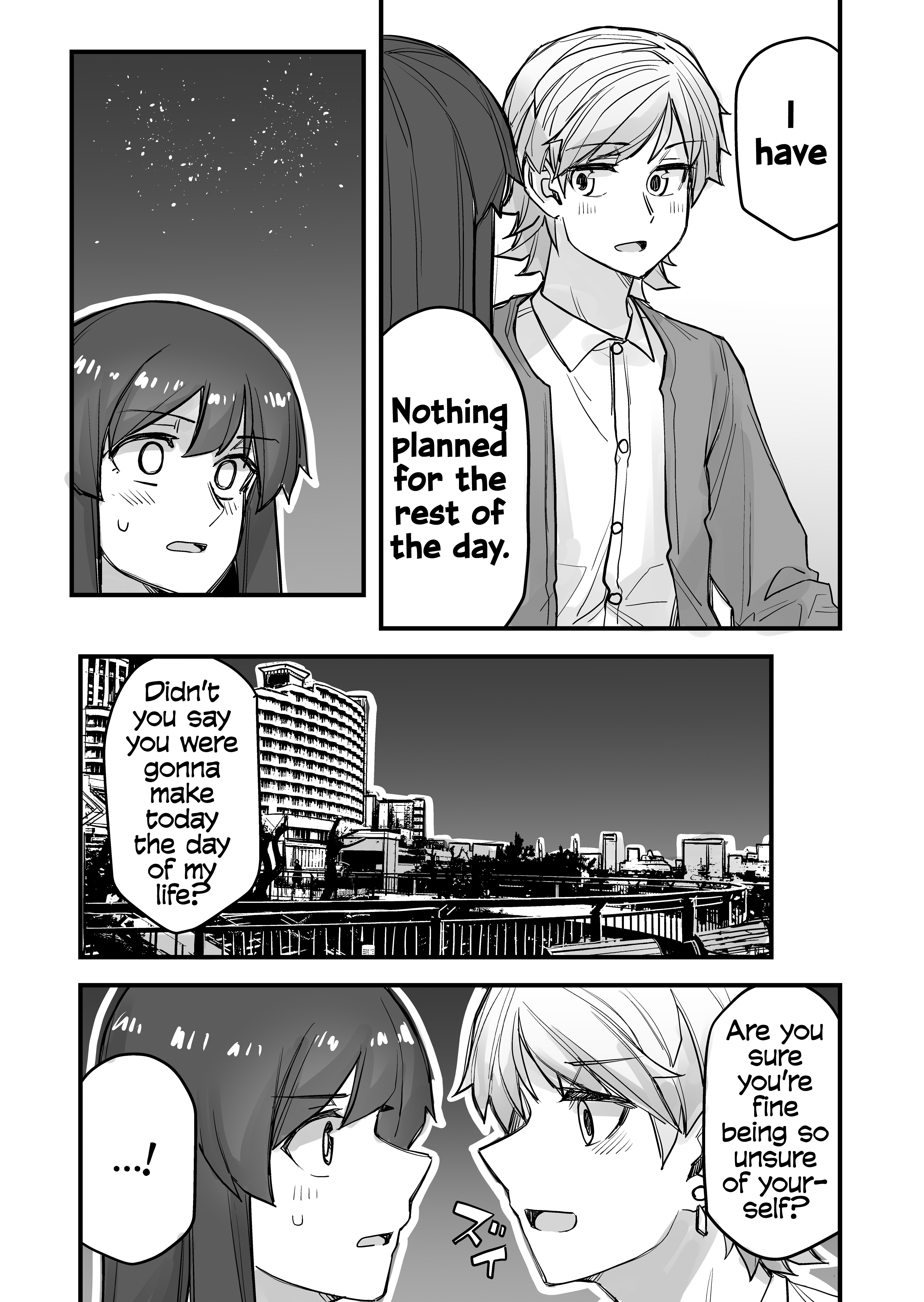 Halaman dari Ikemen Joshi to Josou Danshi Chapter 47