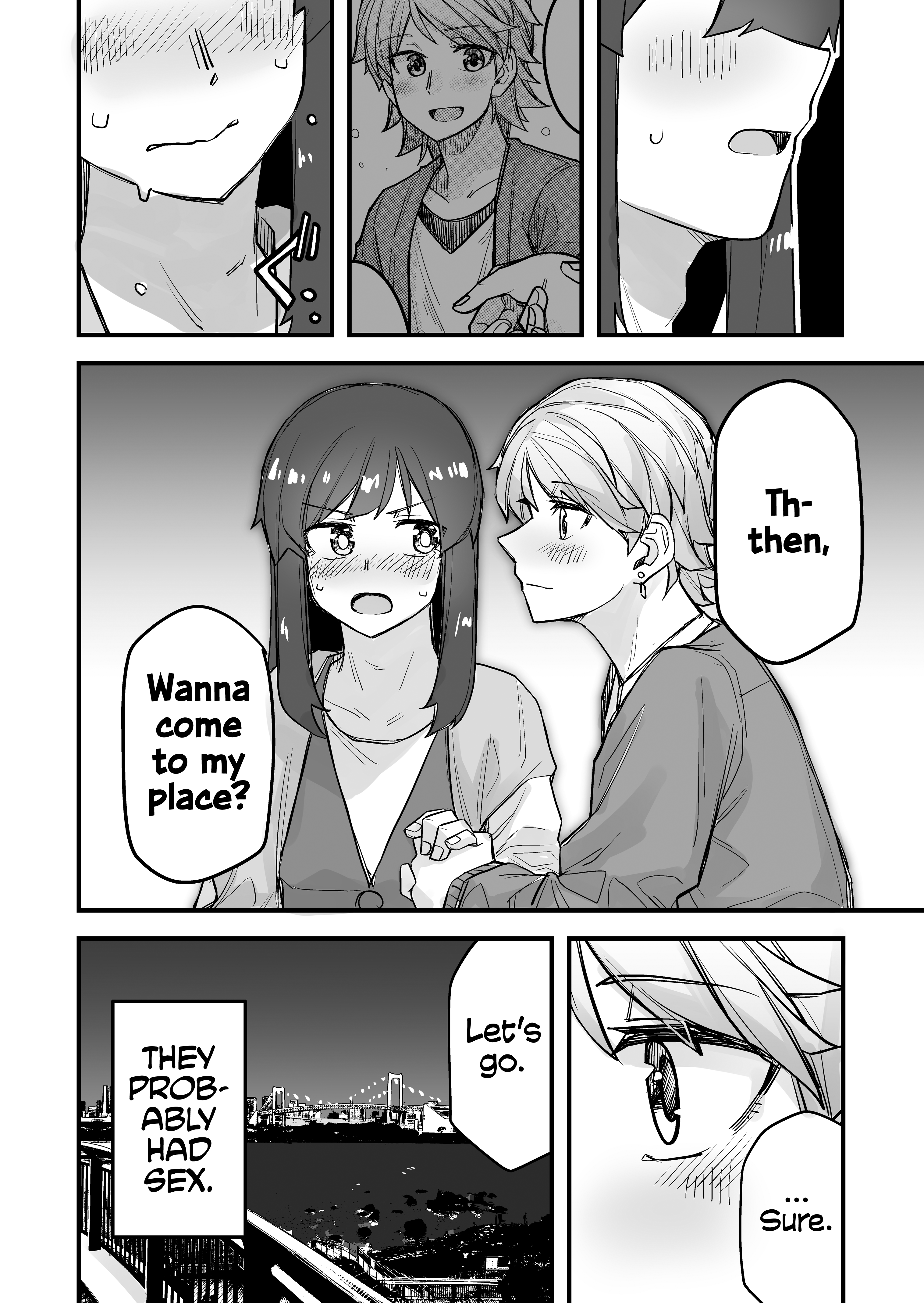 Halaman dari Ikemen Joshi to Josou Danshi Chapter 47