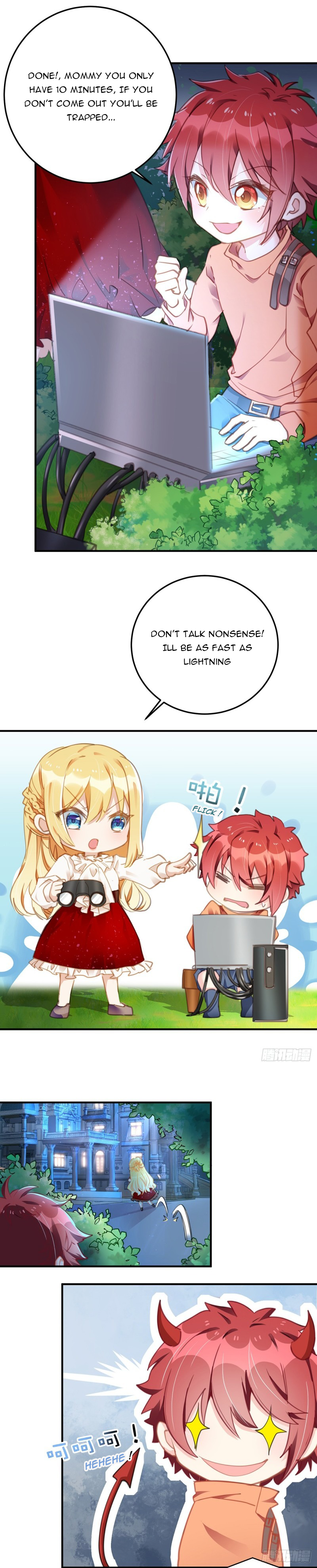 Halaman dari Little Twin Matchmakers Chapter 7