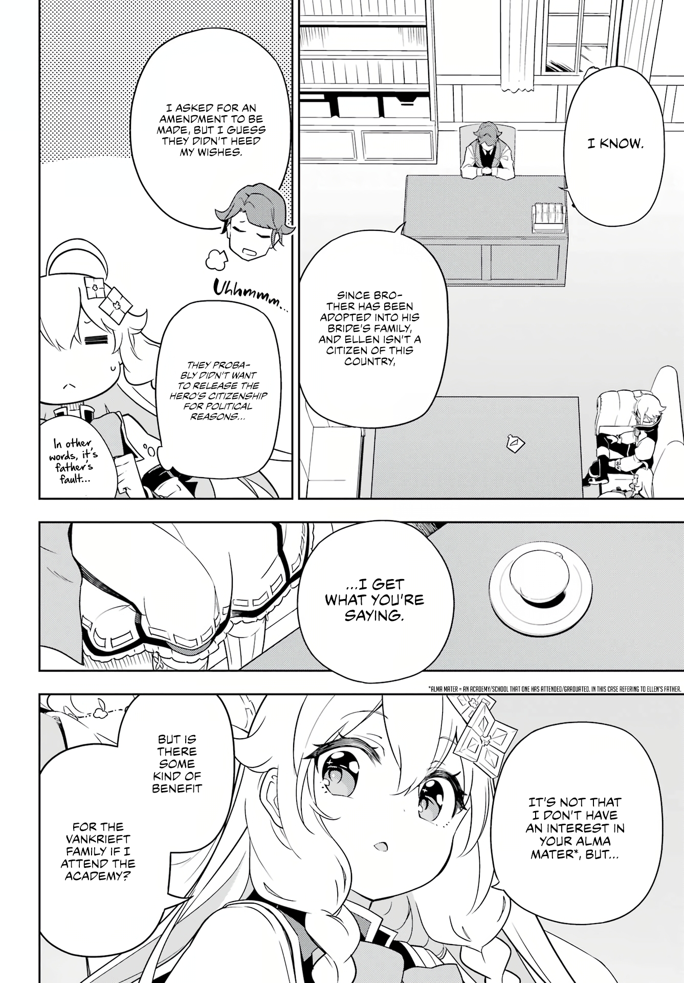 Reincarnated as the Daughter of the Legendary Hero and the Queen of Spirits Chapter 40 Page 7