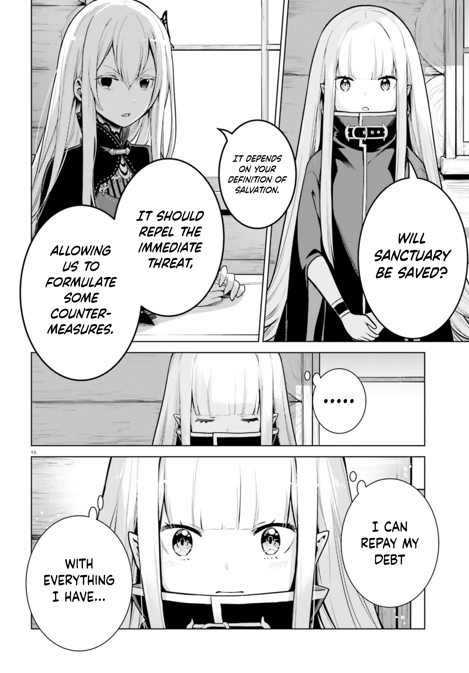 Halaman dari Re:Zero kara Hajimeru Isekai Seikatsu: Dai 4-shou—Seiiki to Gouyoku no Majo Chapter 54