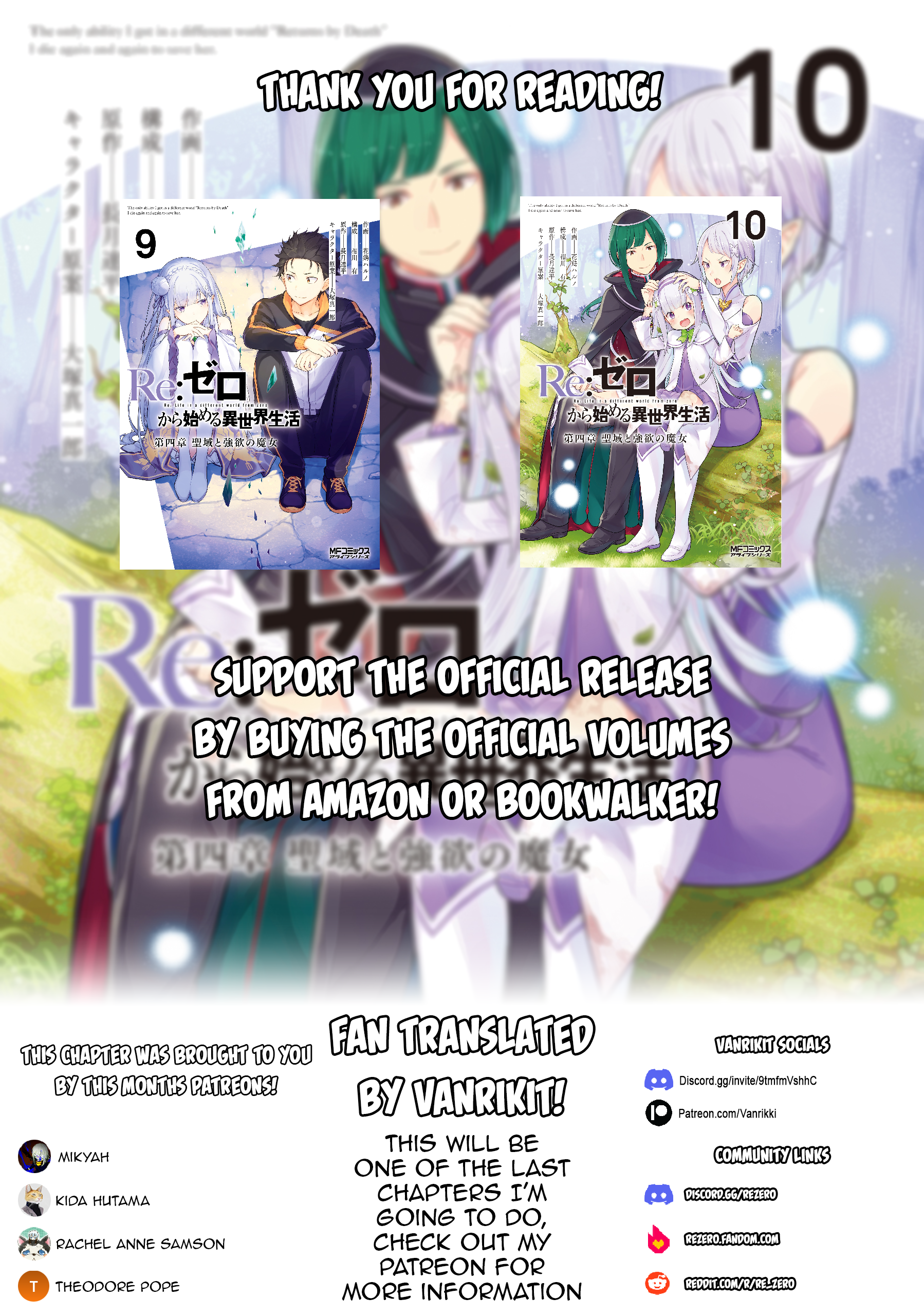 Halaman dari Re:Zero kara Hajimeru Isekai Seikatsu: Dai 4-shou—Seiiki to Gouyoku no Majo Chapter 54